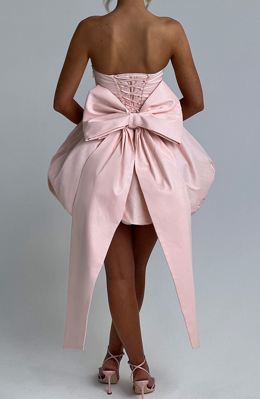 Lotus Mini Pembe Elbise