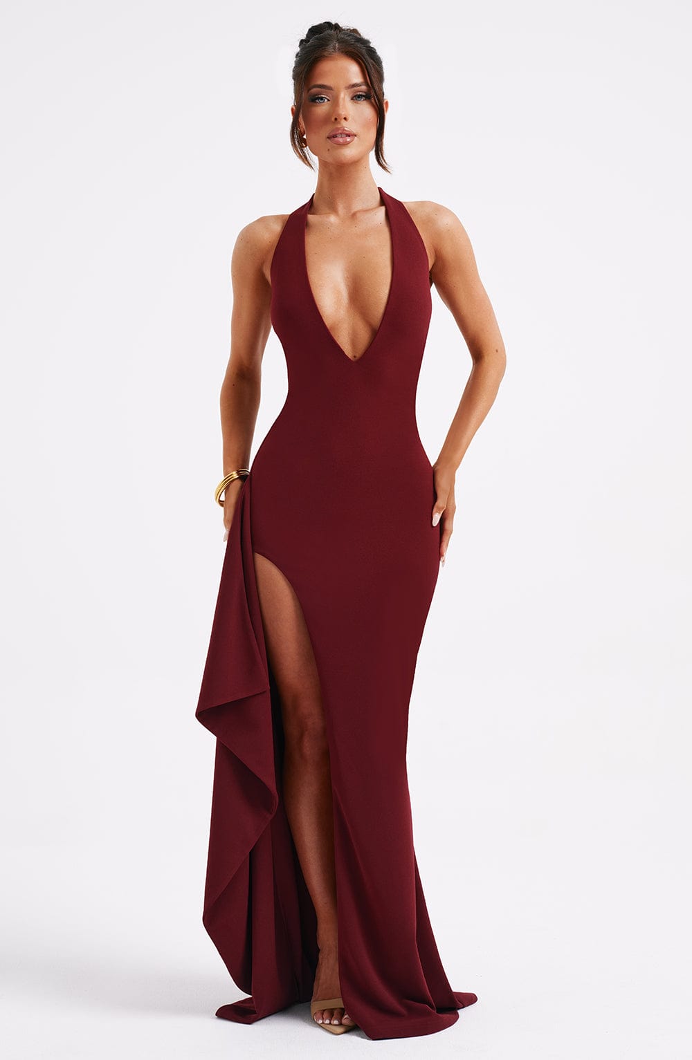 Luella Bordo Maxi Elbise