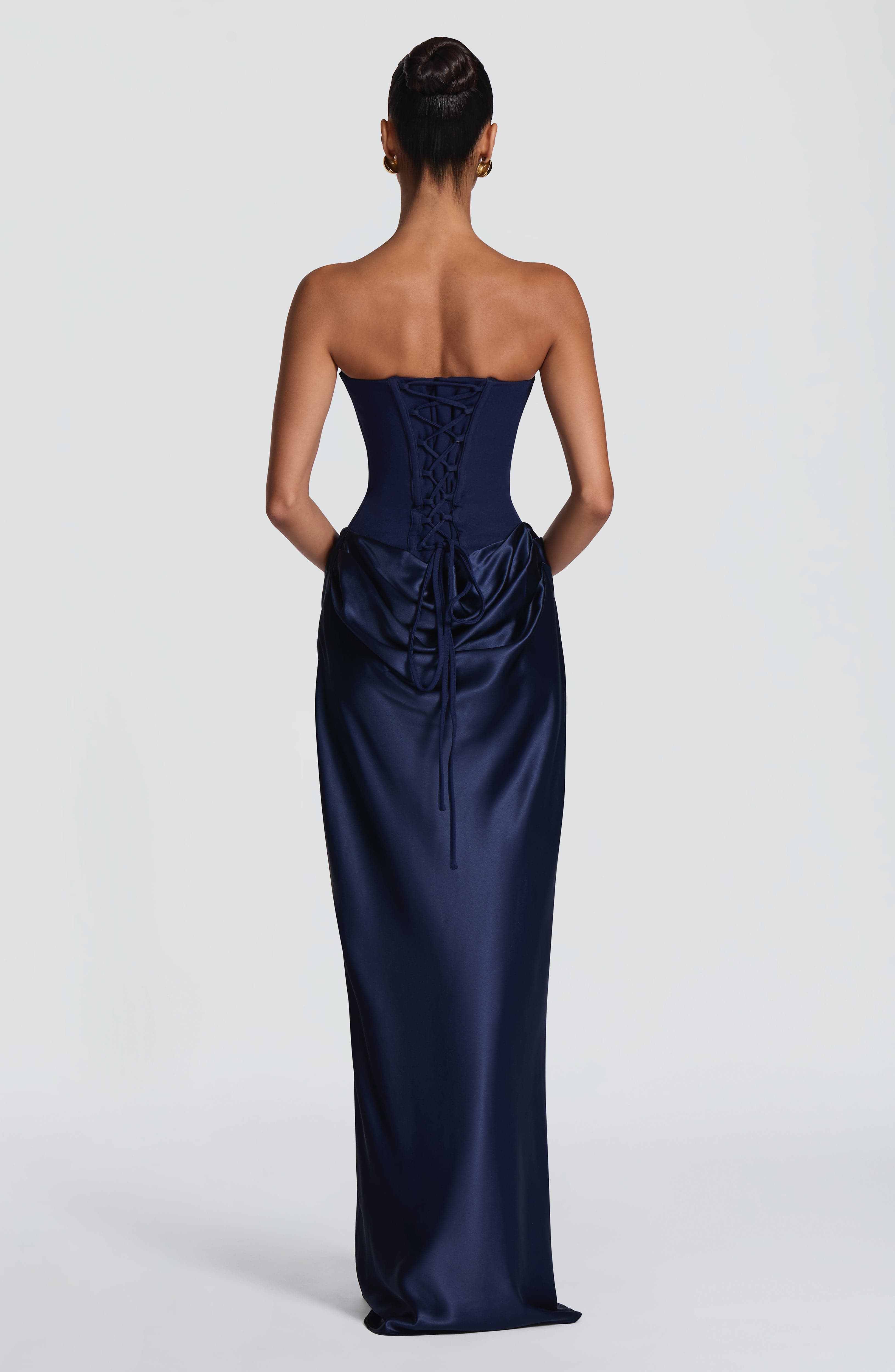 Marielle Maxi Elbise – Lacivert