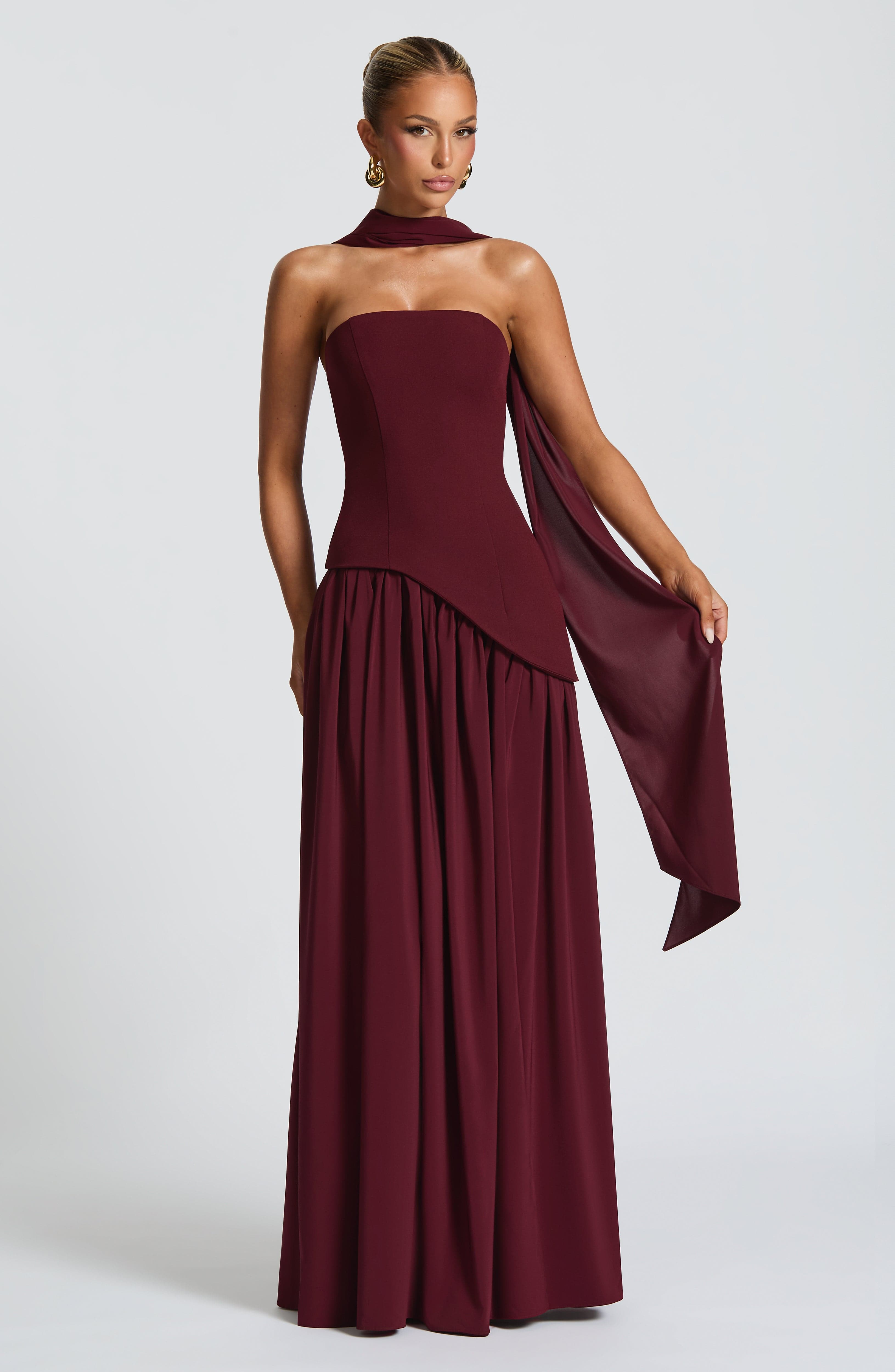 Maliyah Maxi Elbise – Vişne Çürüğü