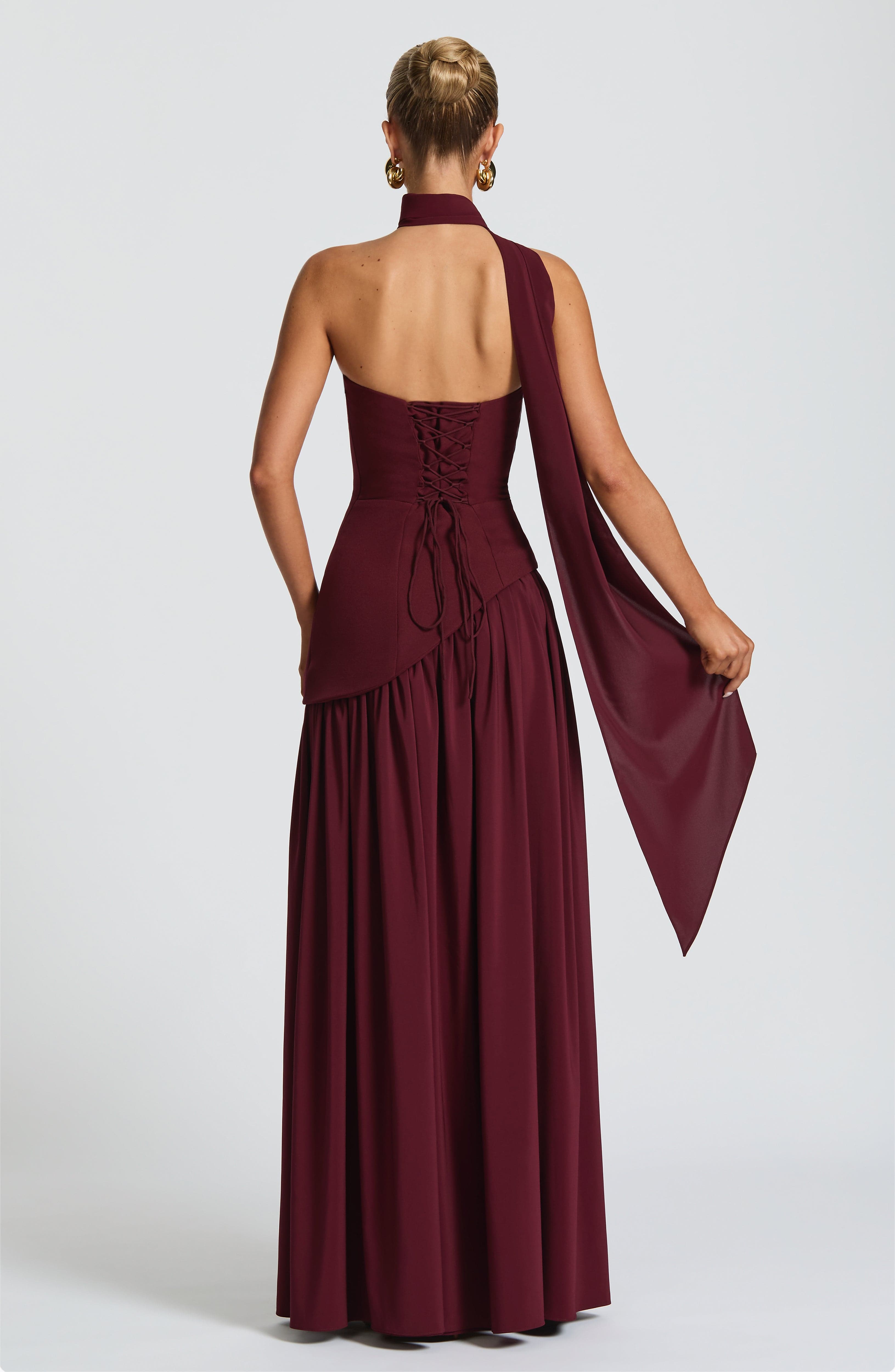 Maliyah Maxi Elbise – Vişne Çürüğü