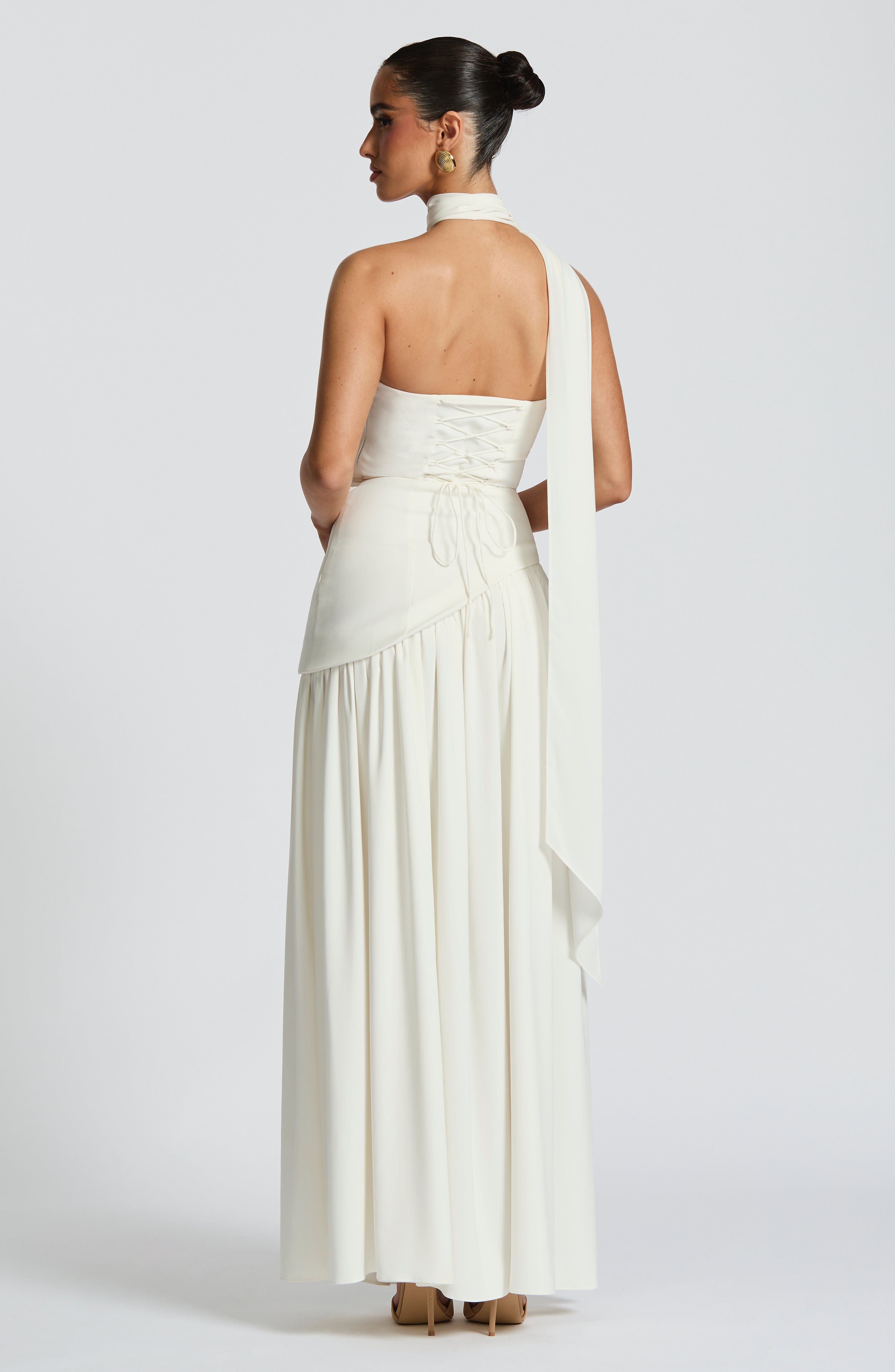 Maliyah Maxi Elbise – Fildişi