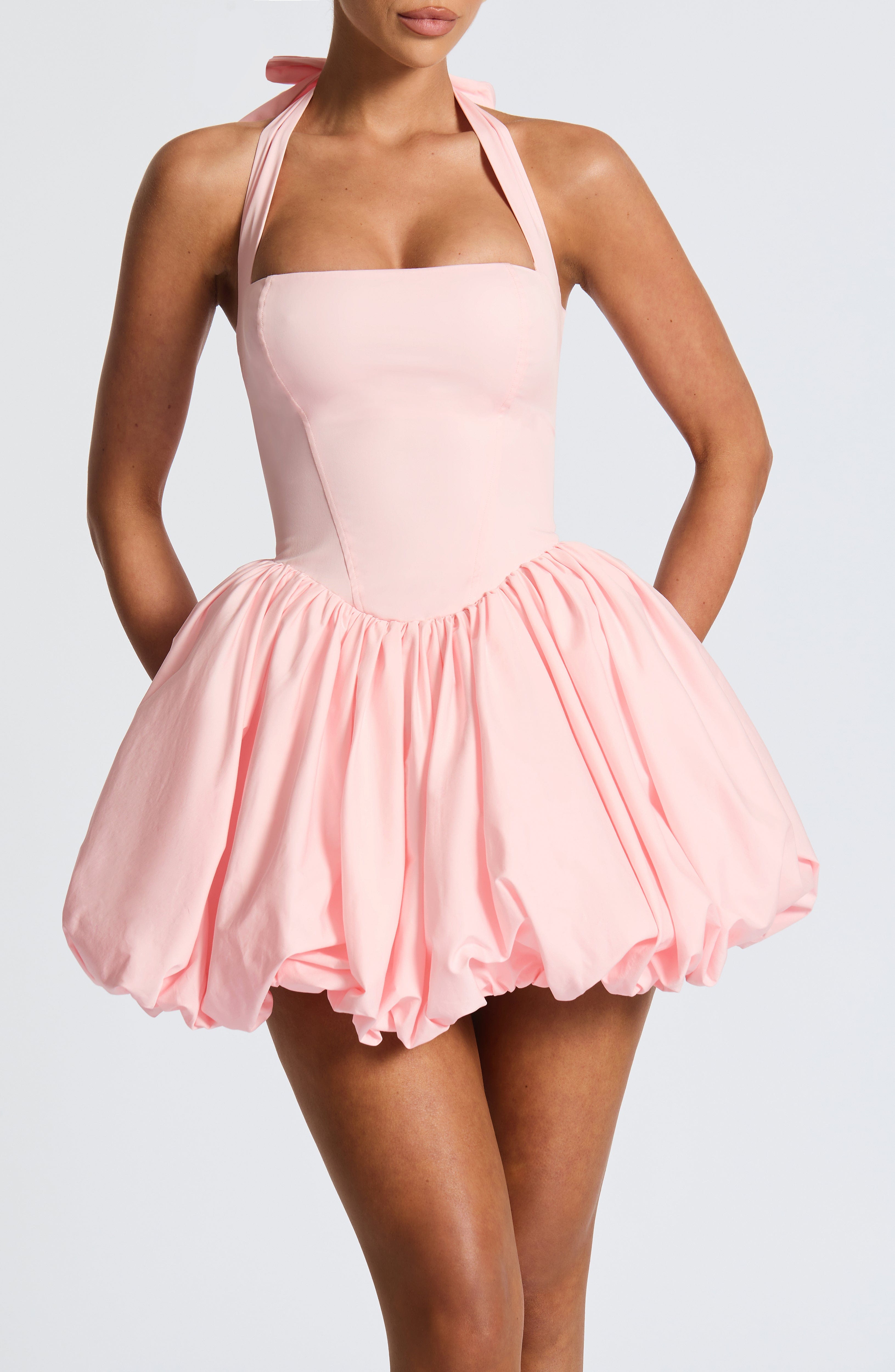 Maricia Pembe Mini Elbise