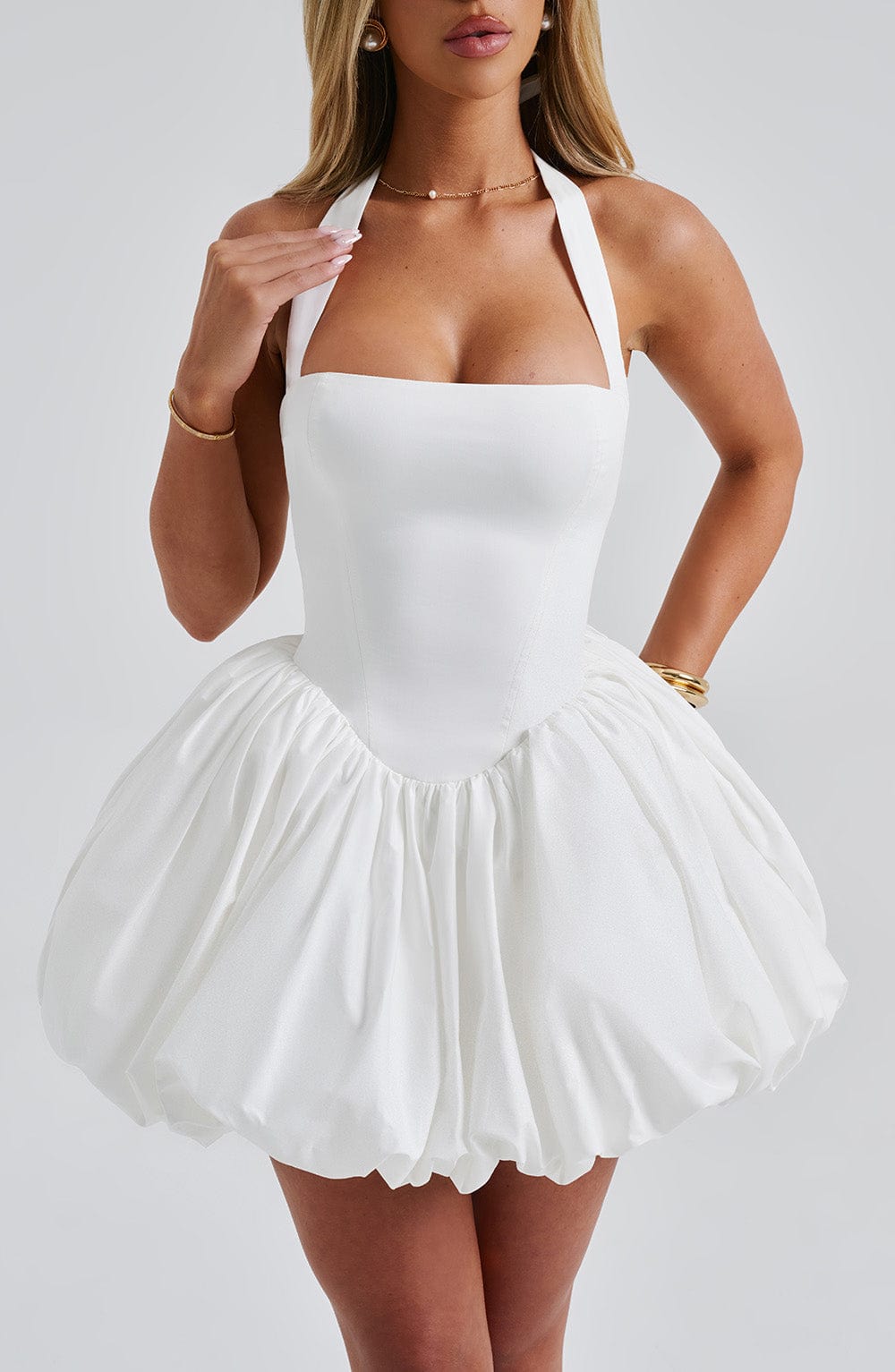 Maricia Mini Krem Elbise