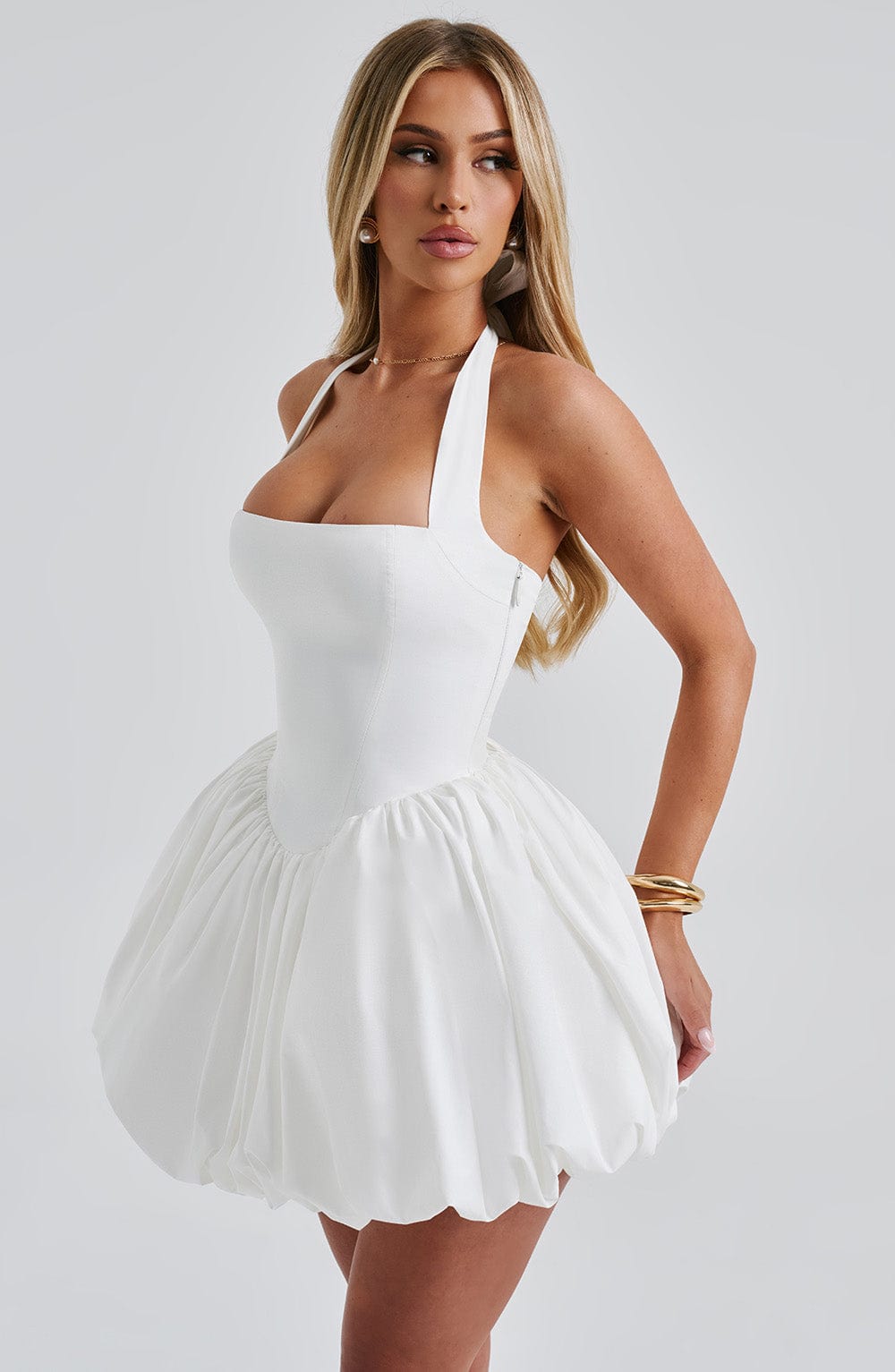Maricia Mini Krem Elbise