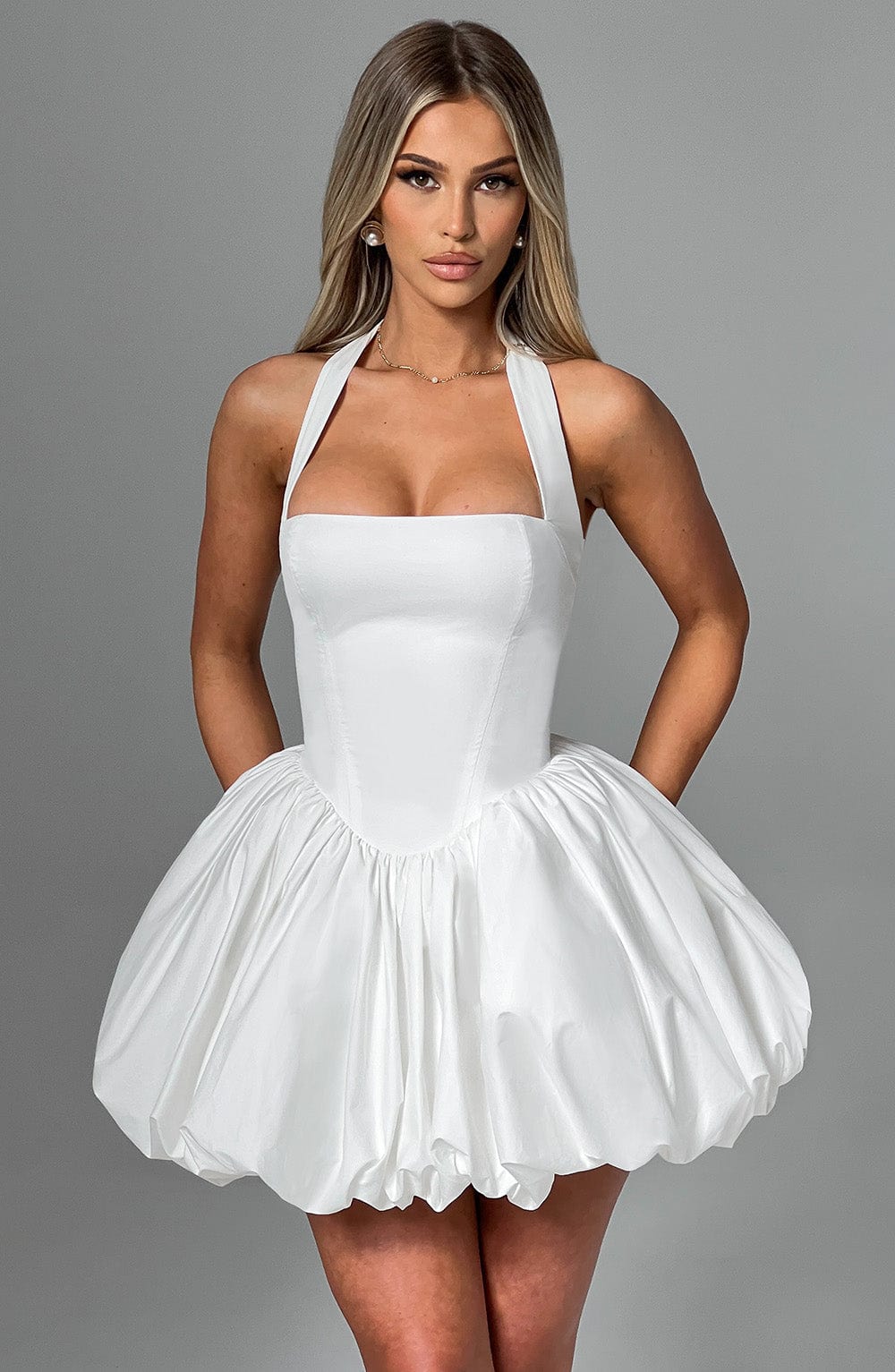 Maricia Mini Krem Elbise