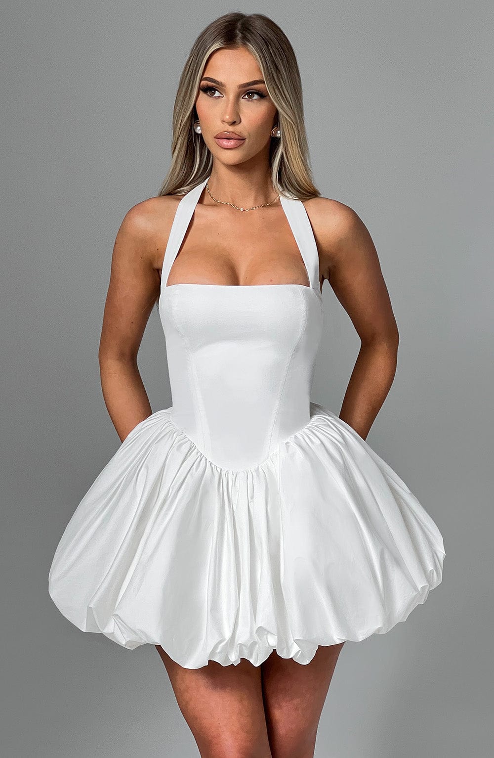 Maricia Mini Krem Elbise