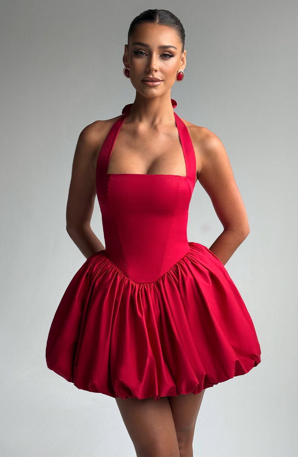 Maricia Kırmızı Mini Elbise
