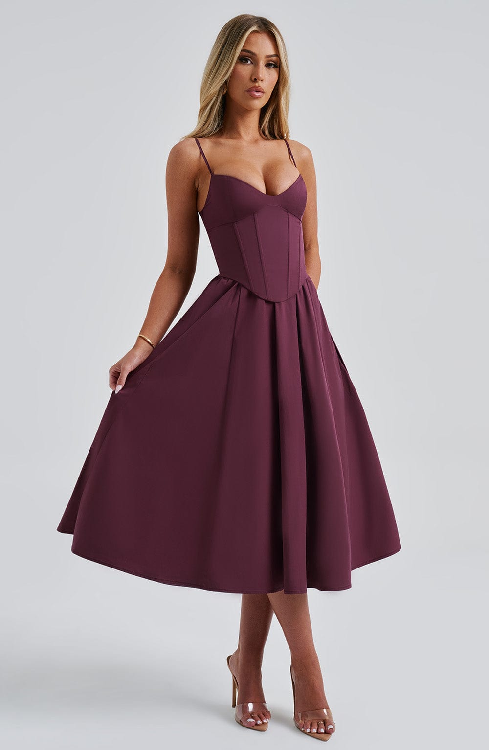 Mariella Midi Kiraz Elbise