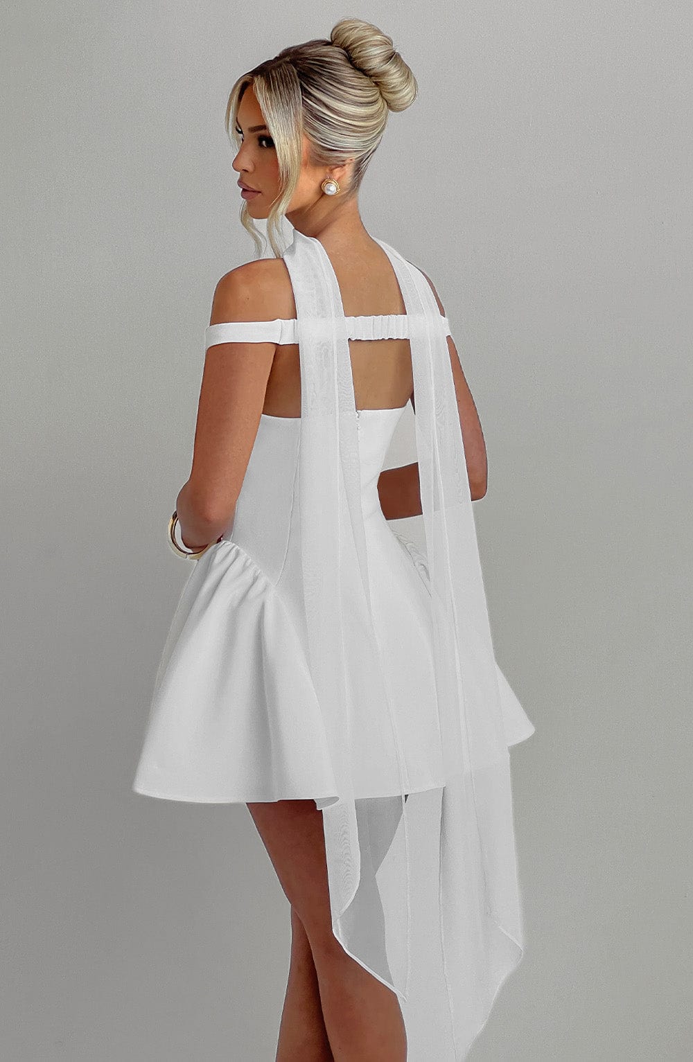 Marla Mini Krem Elbise