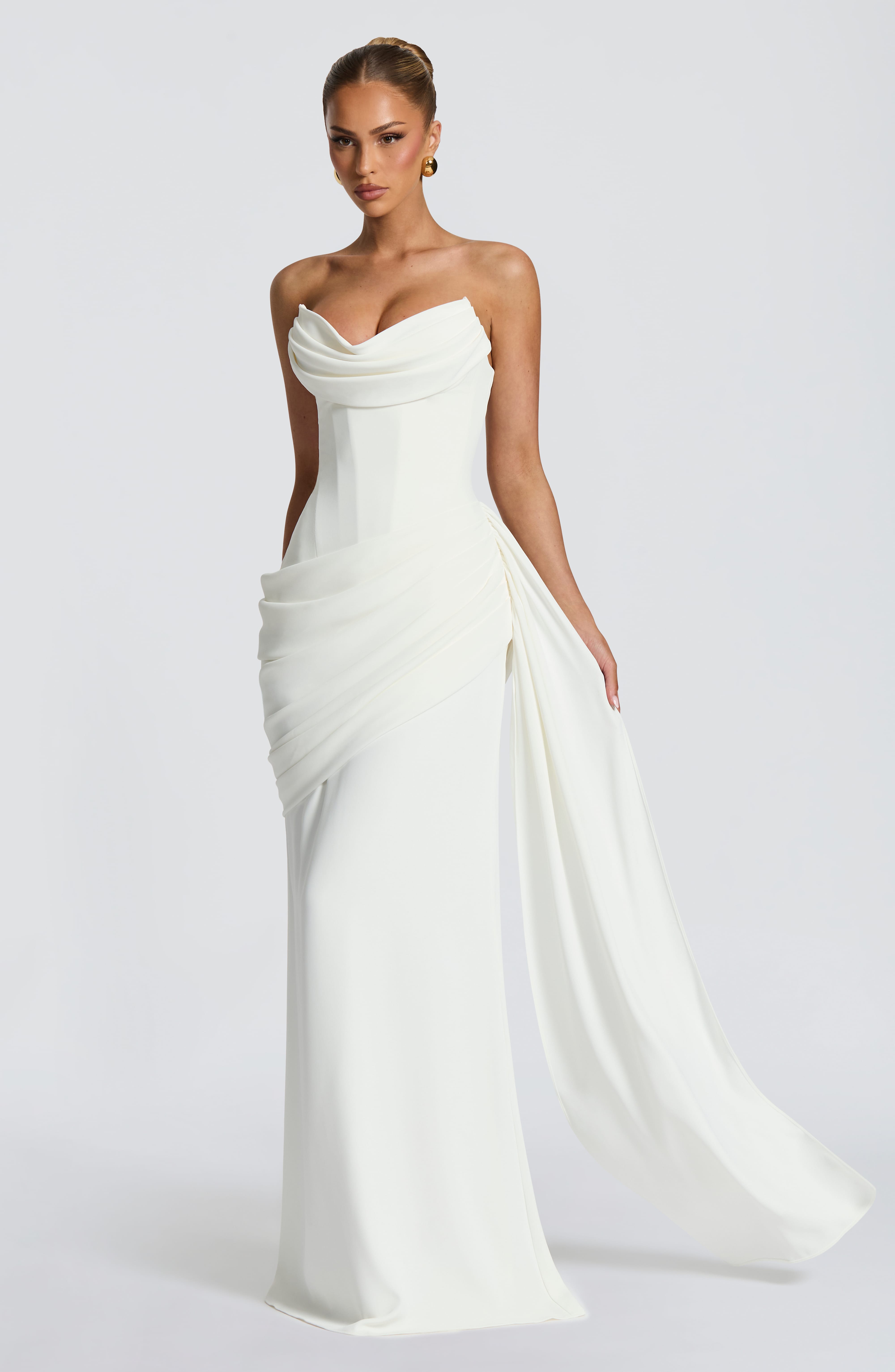 Matisse Maxi Krem Elbise
