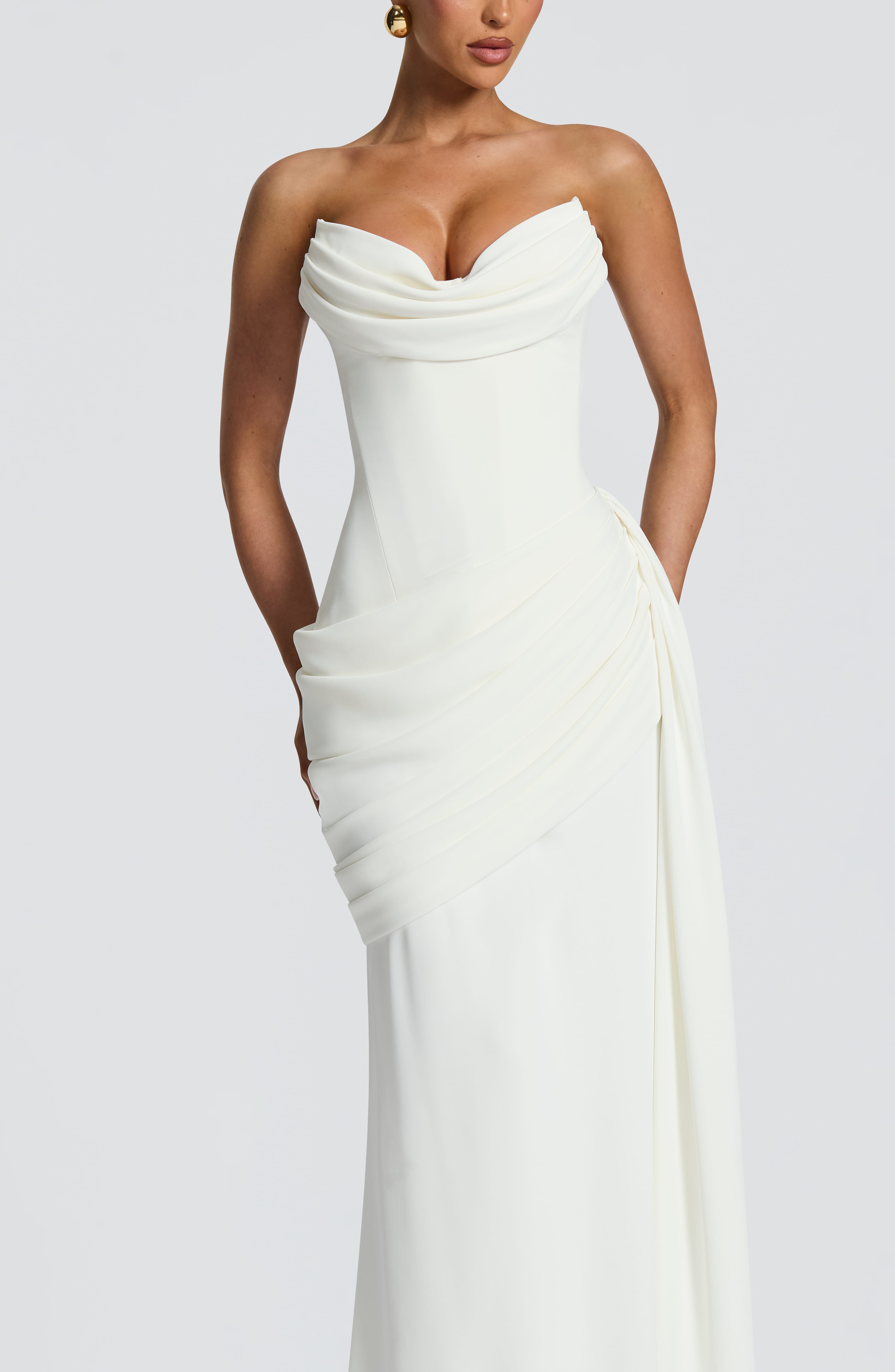 Matisse Maxi Krem Elbise