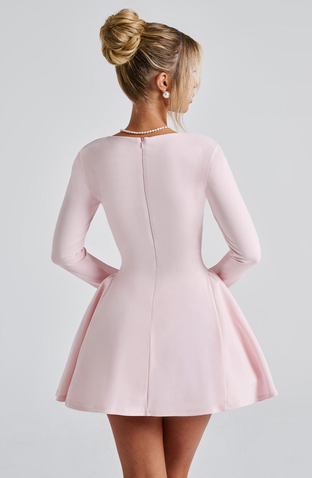 Megan Mini Pembe Elbise