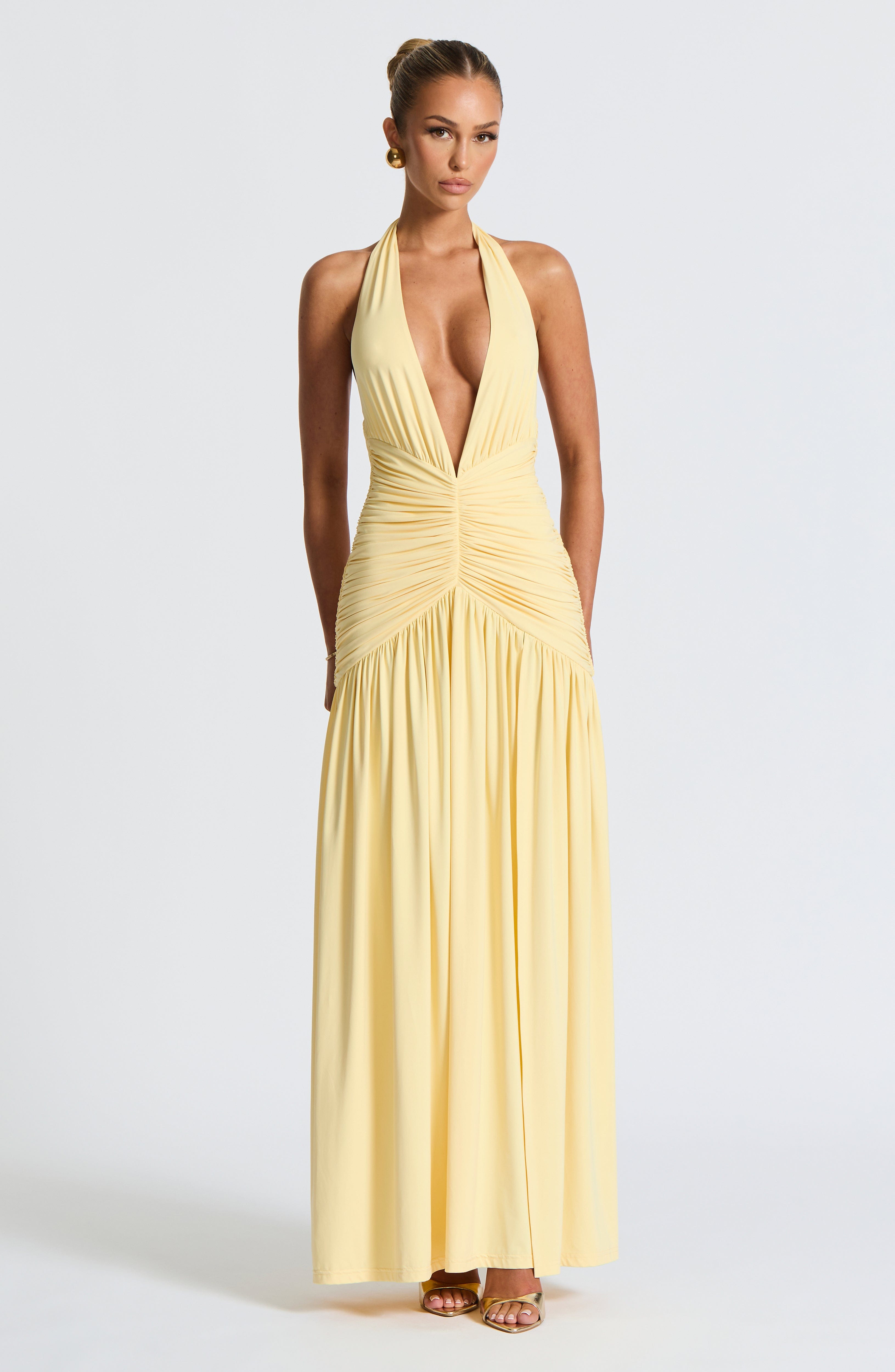 Melania Limon Maxi Elbise
