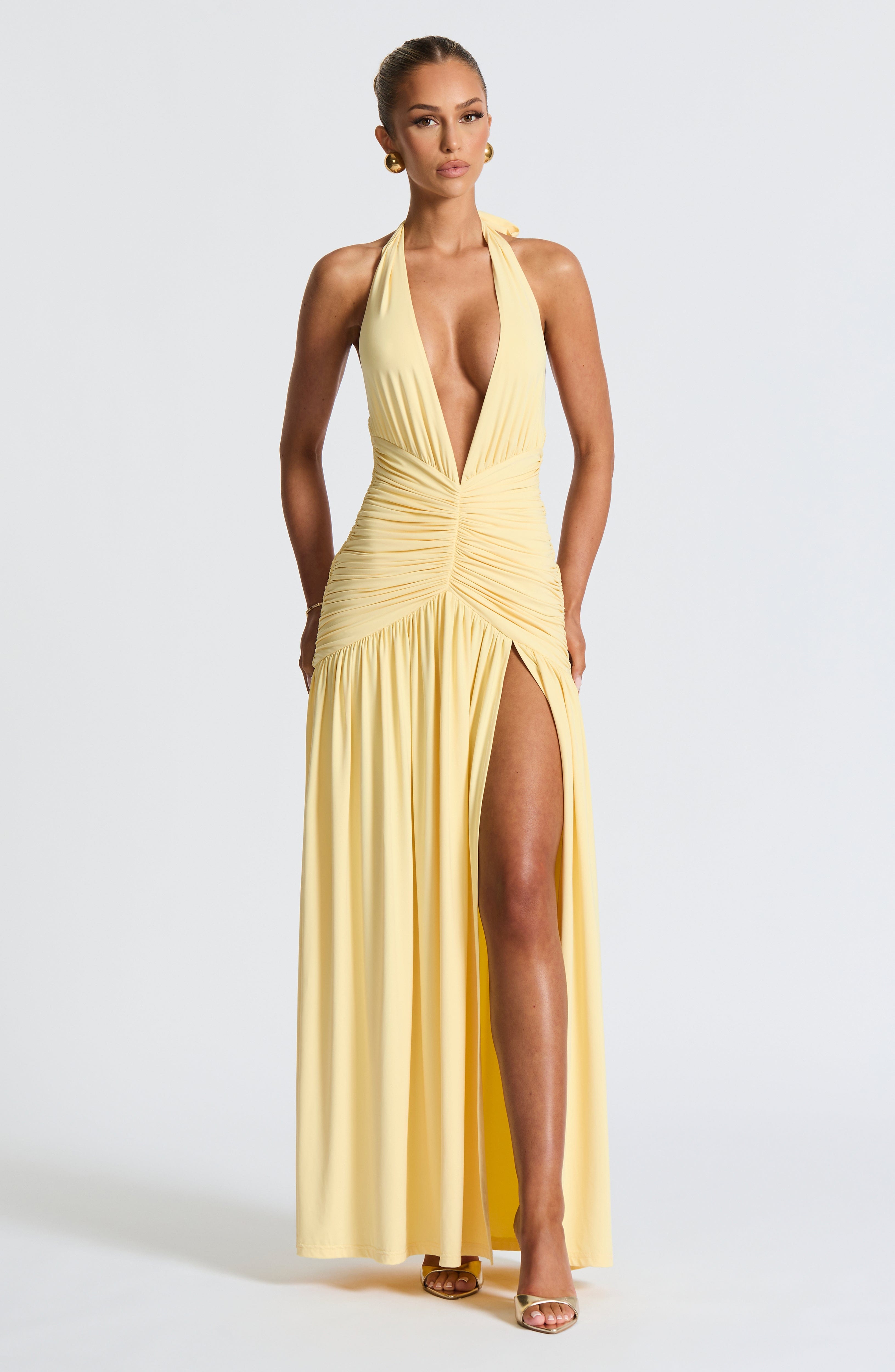 Melania Limon Maxi Elbise