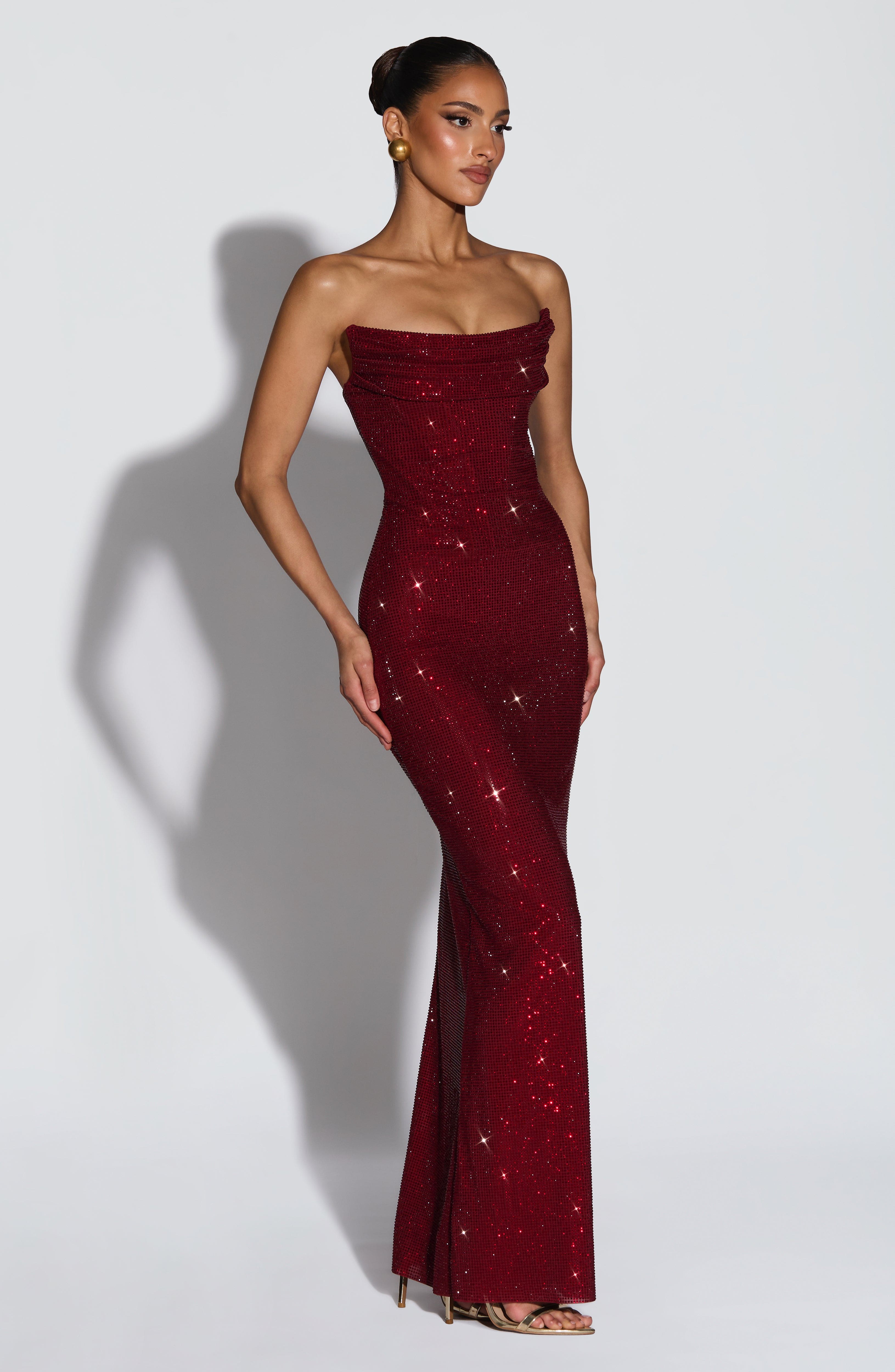Mirabella Bordo Maxi Elbise