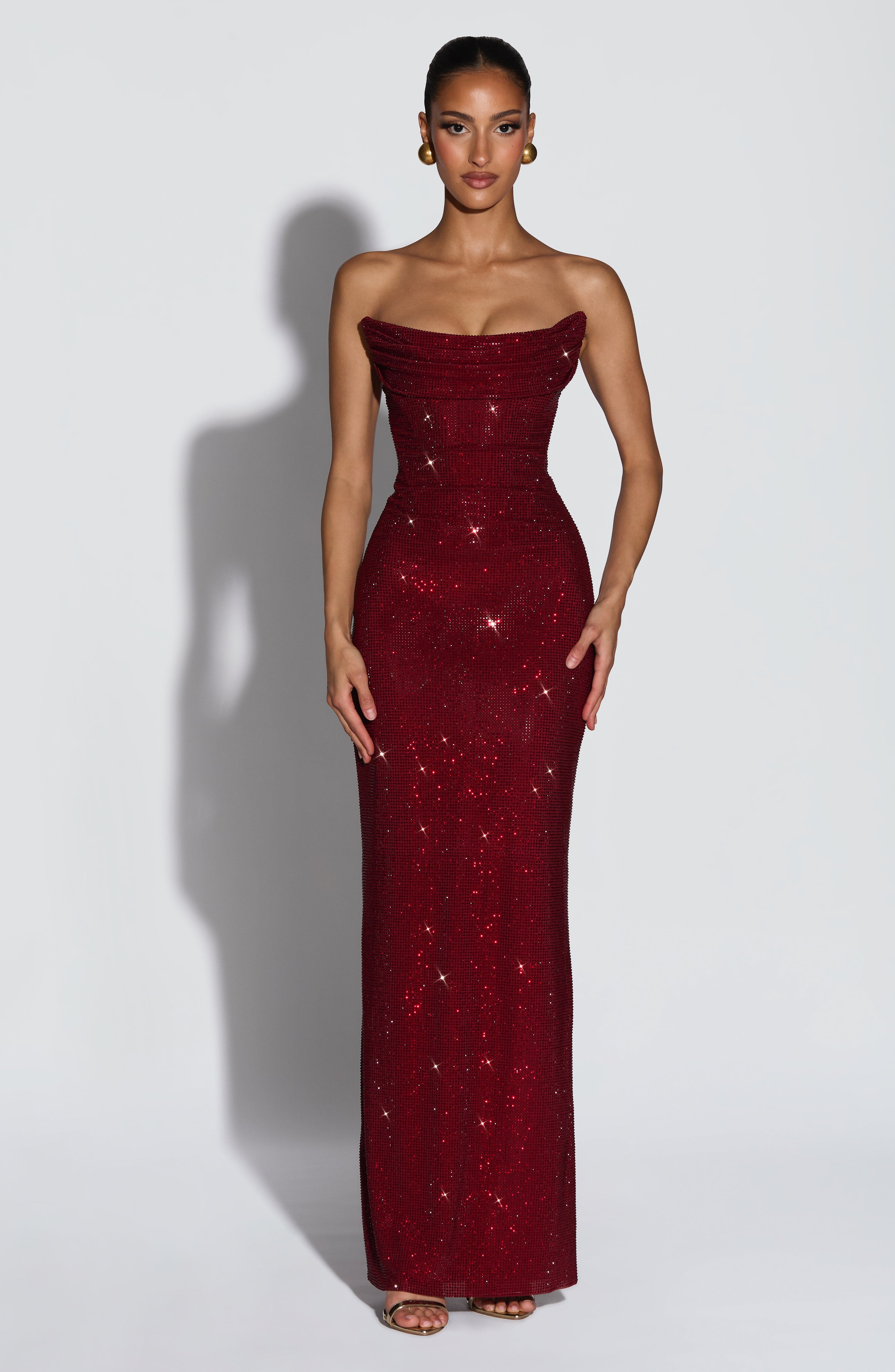 Mirabella Bordo Maxi Elbise