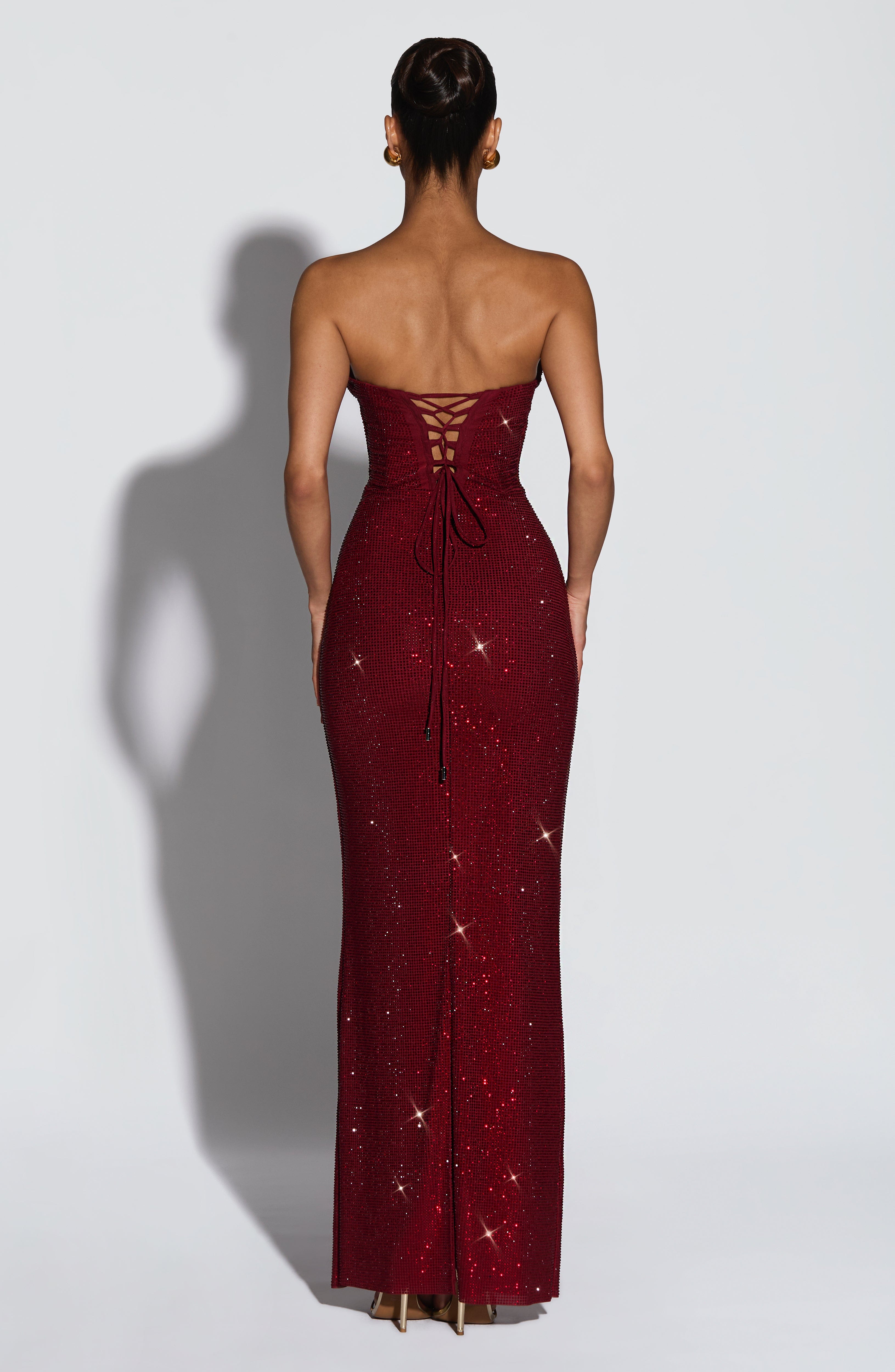Mirabella Bordo Maxi Elbise