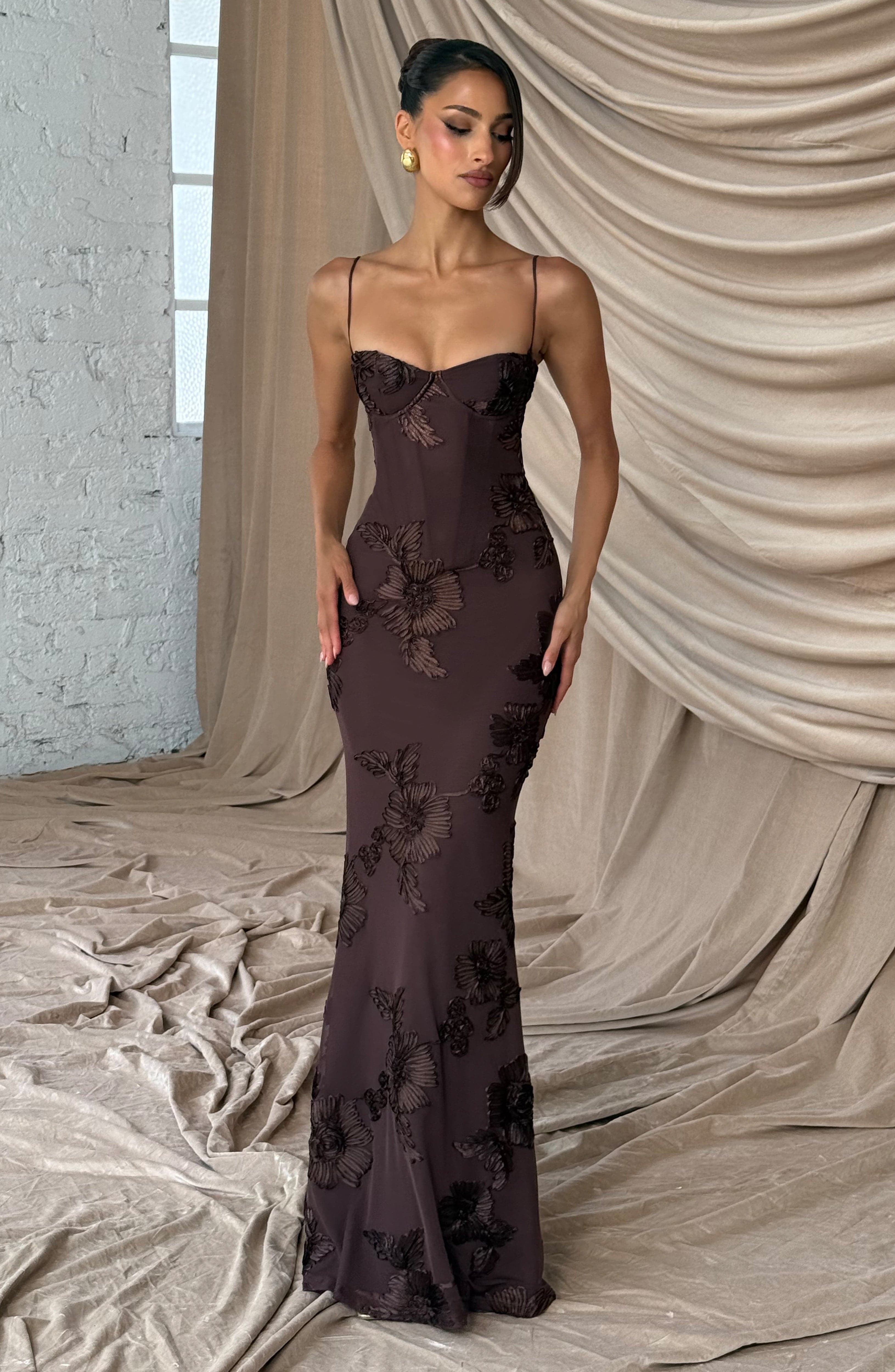 Nefertiti Maxi Erik Moru Elbise