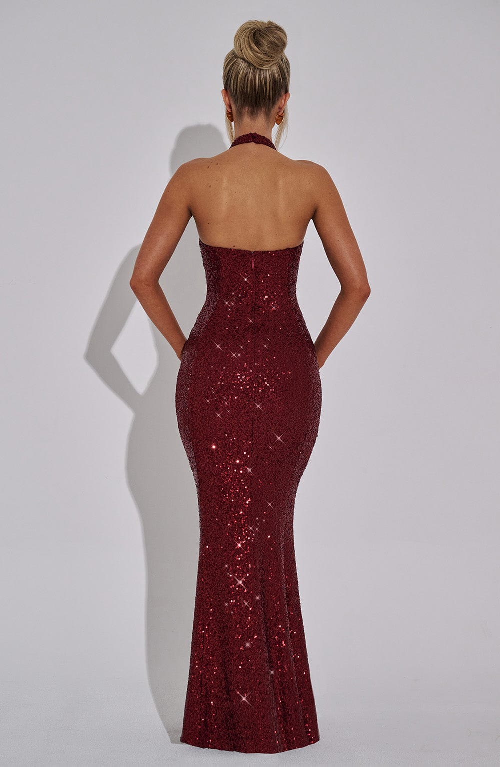 Şarap Odette Maxi Elbise