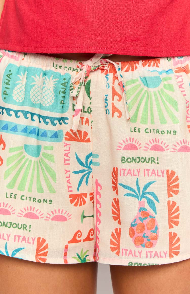 Ottie Dolce Vita Desenli Şort
