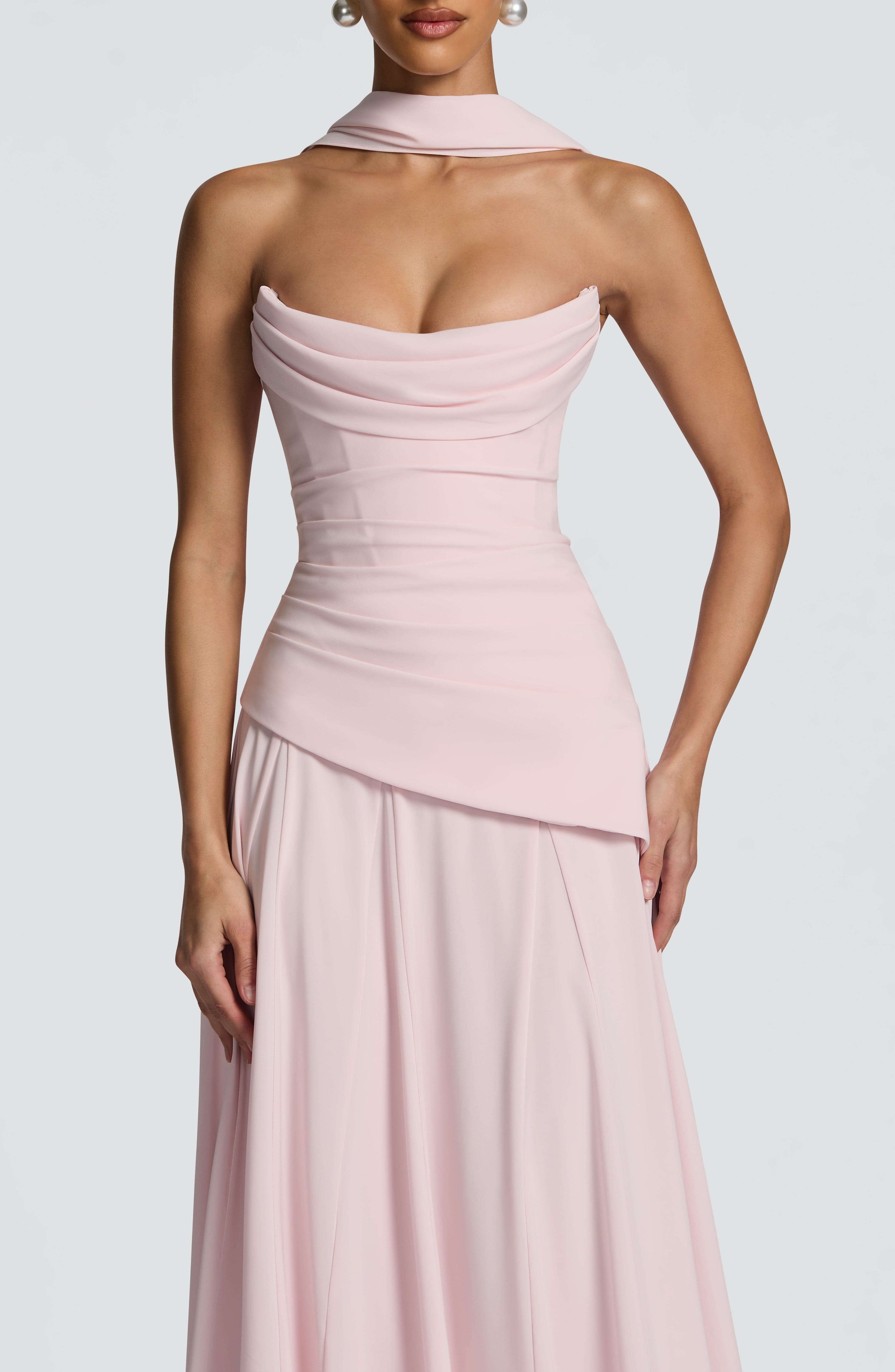 Patricia Pembe Maxi Elbise