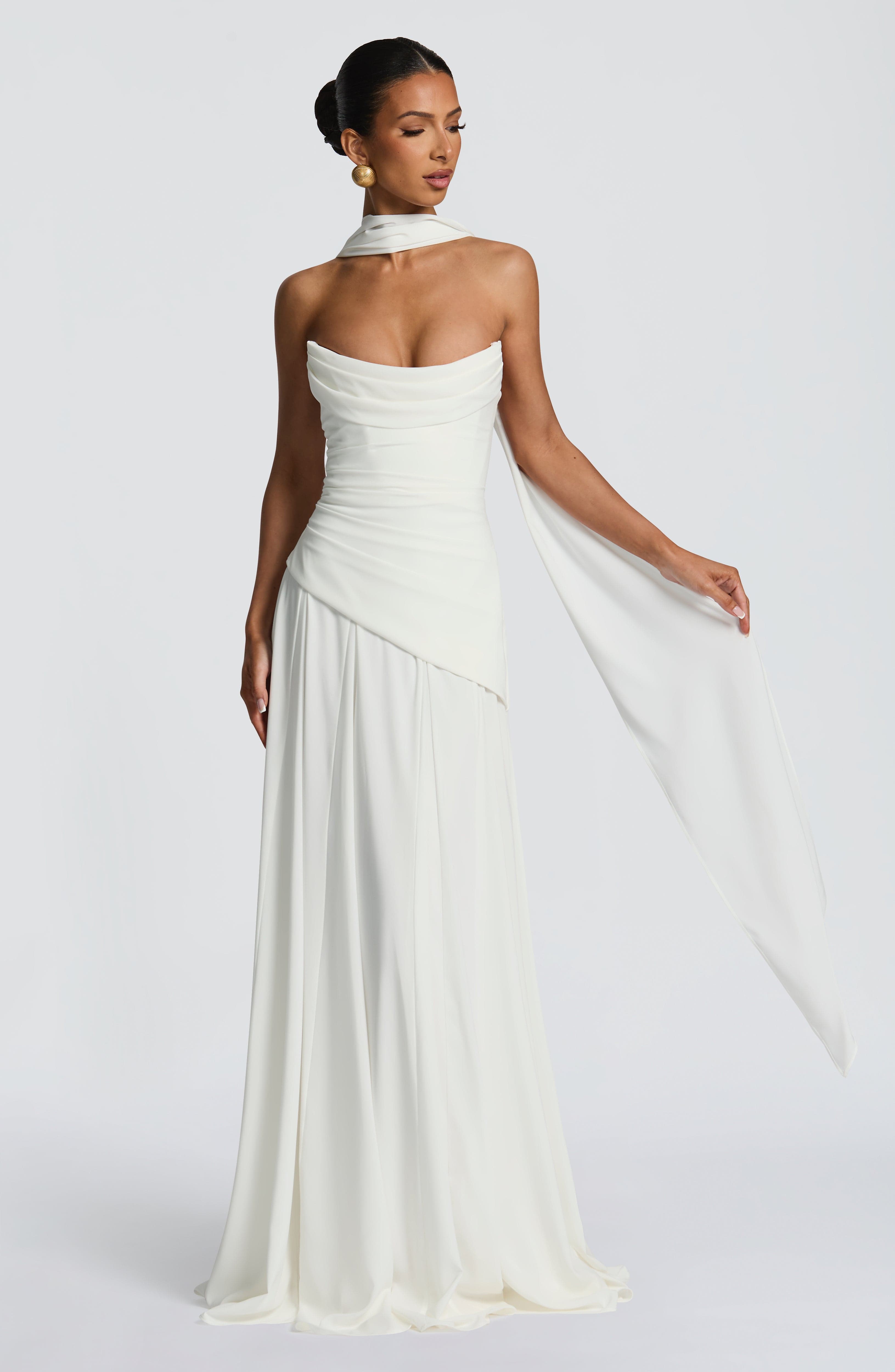 Patricia Maxi Krem Elbise