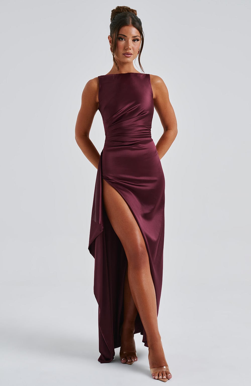 Peggy Maxi Kiraz Elbise