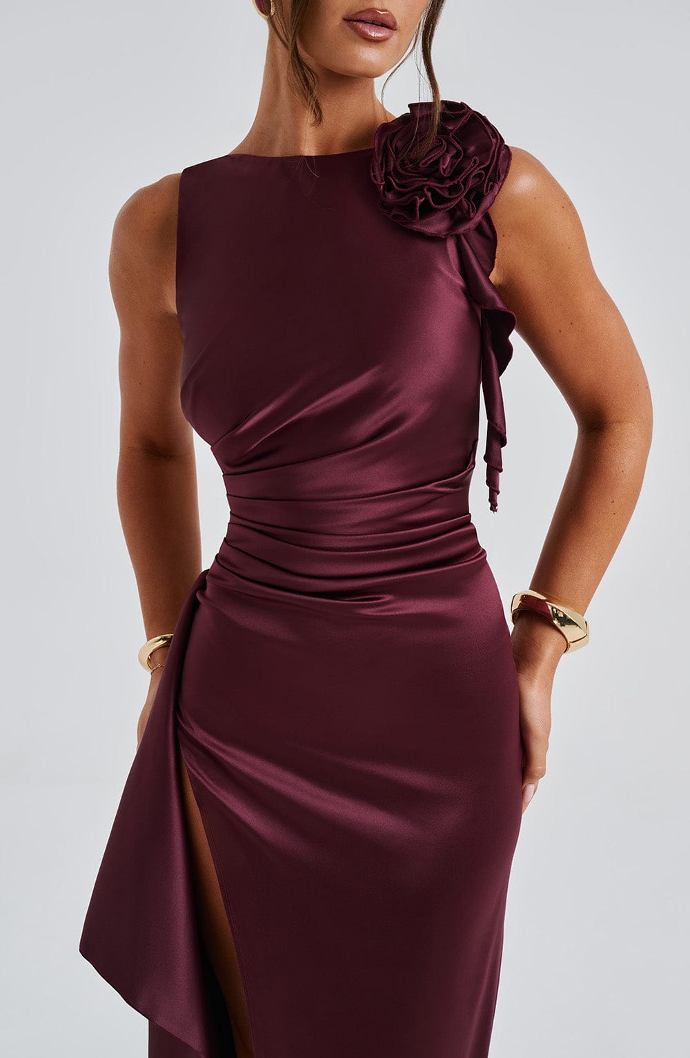 Peggy Maxi Kiraz Elbise