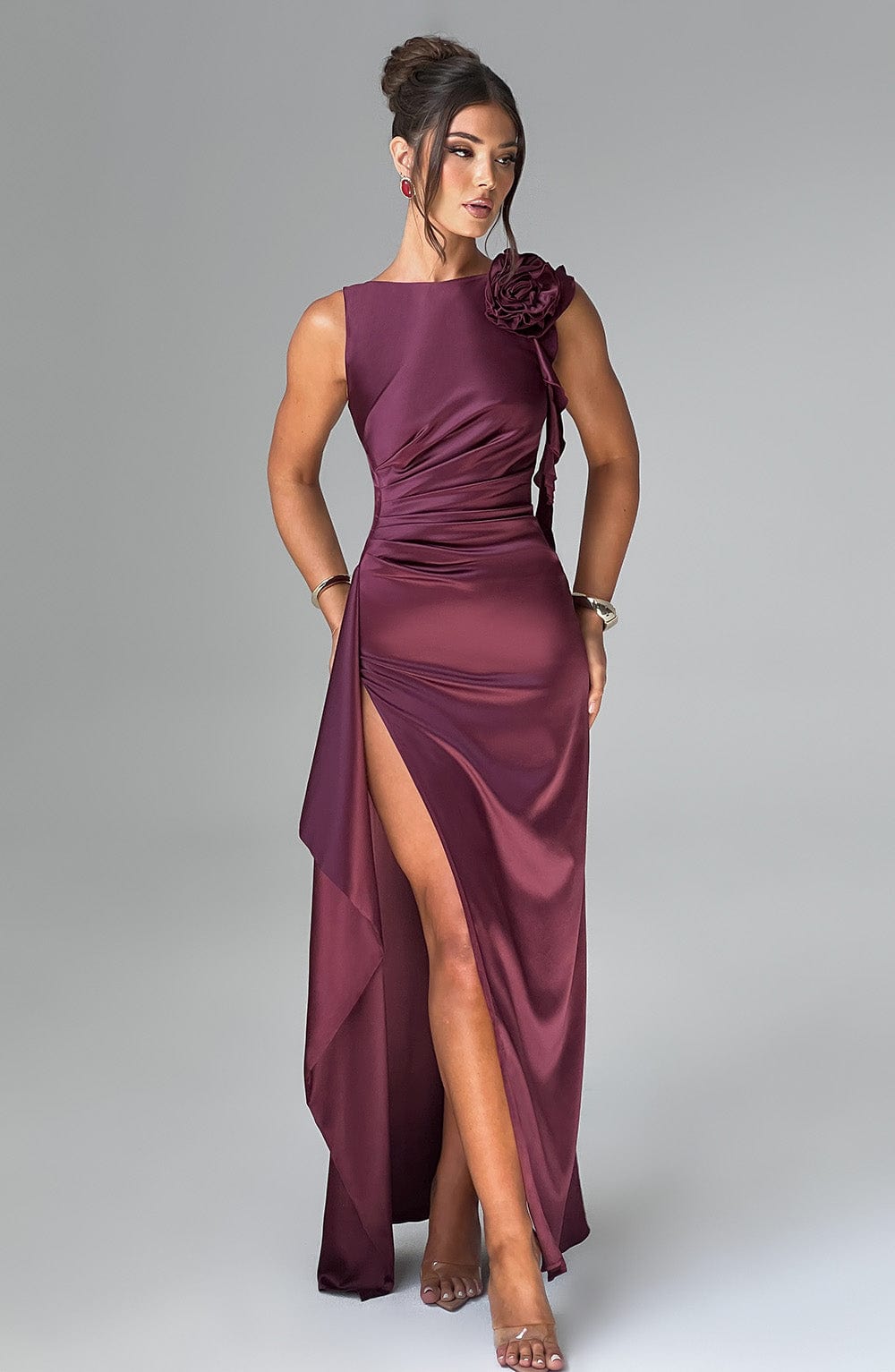 Peggy Maxi Kiraz Elbise