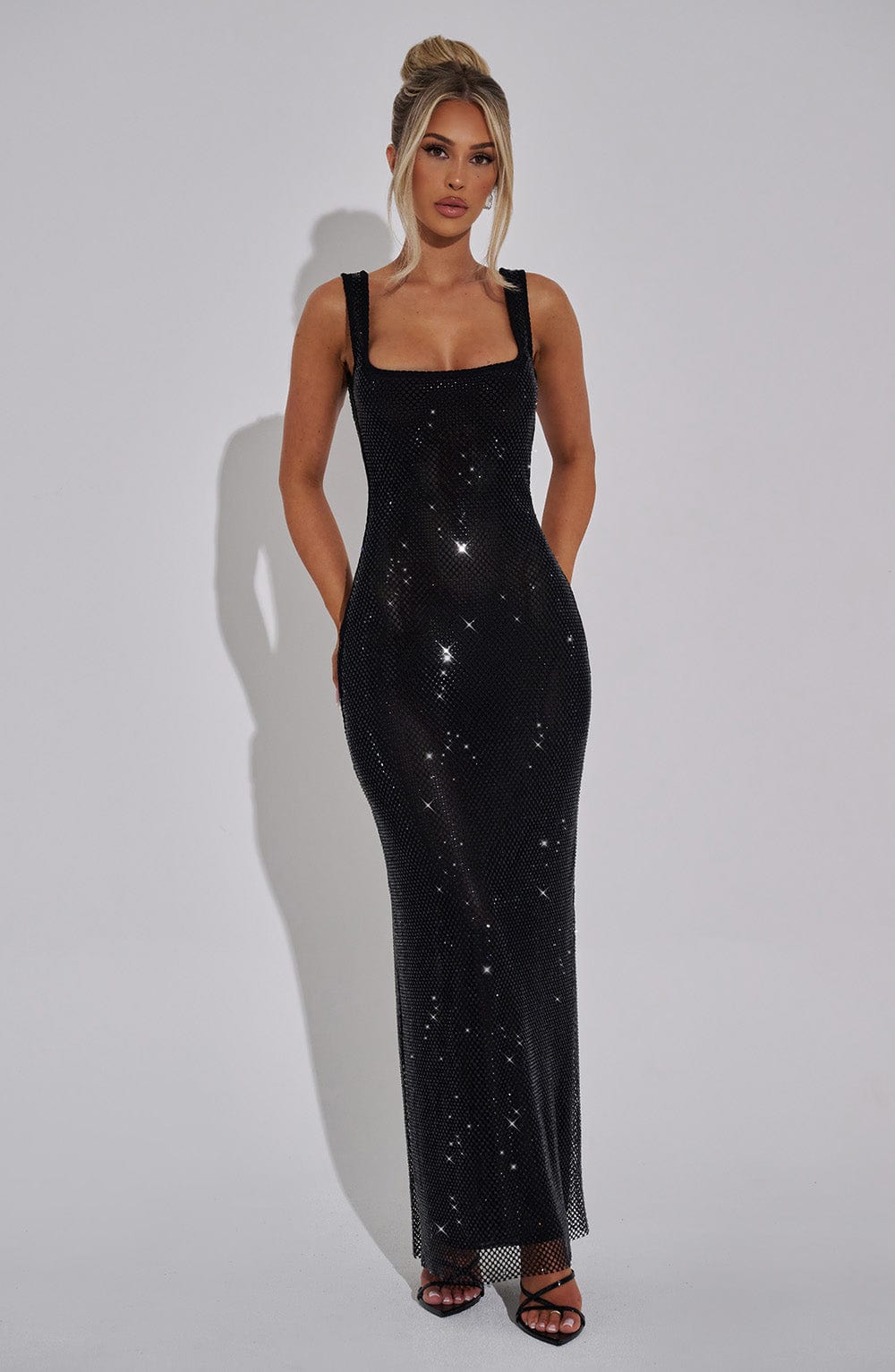 Petra Maxi Siyah Elbise