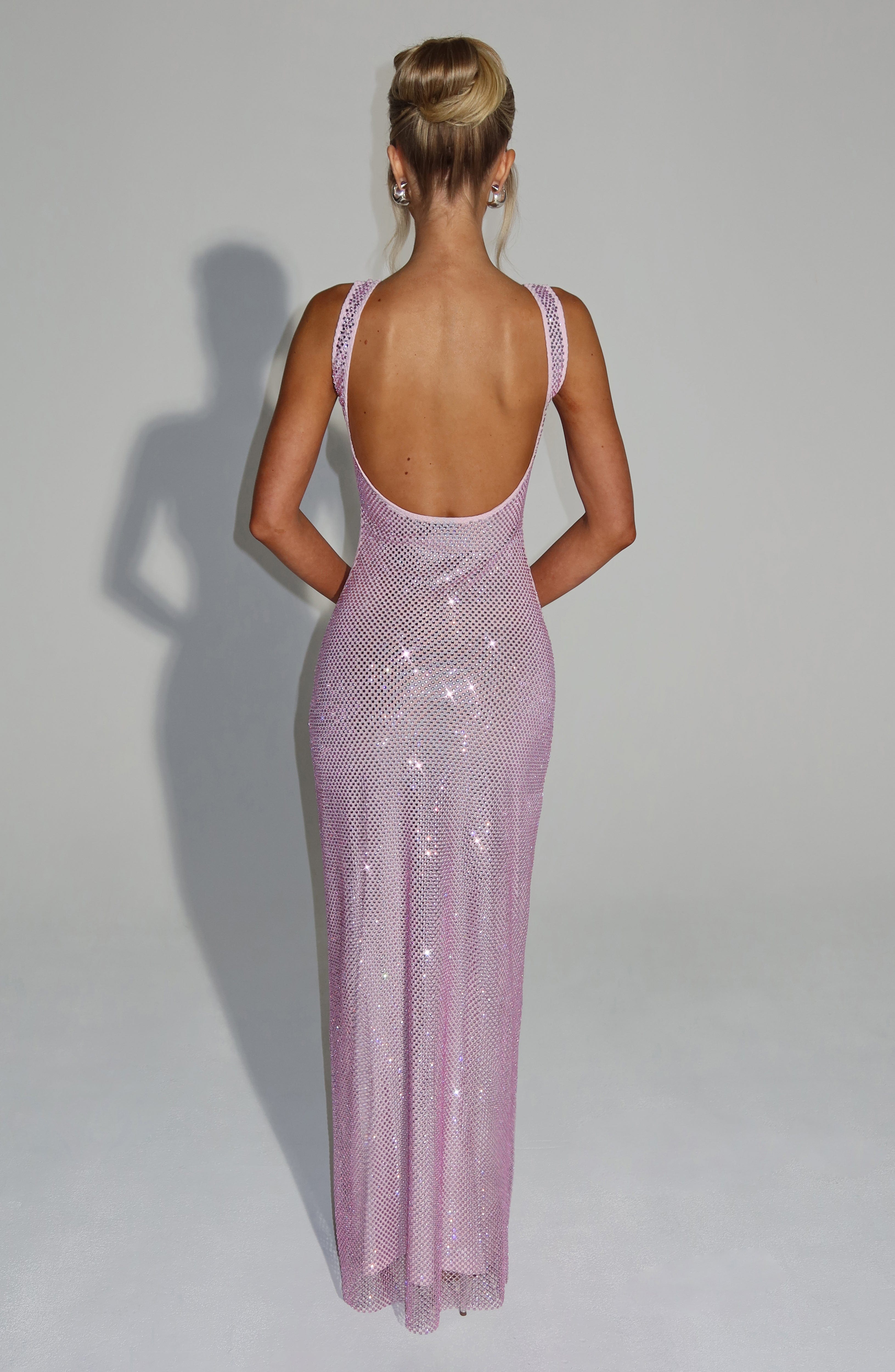 Petra Maxi Elbise – Pembe