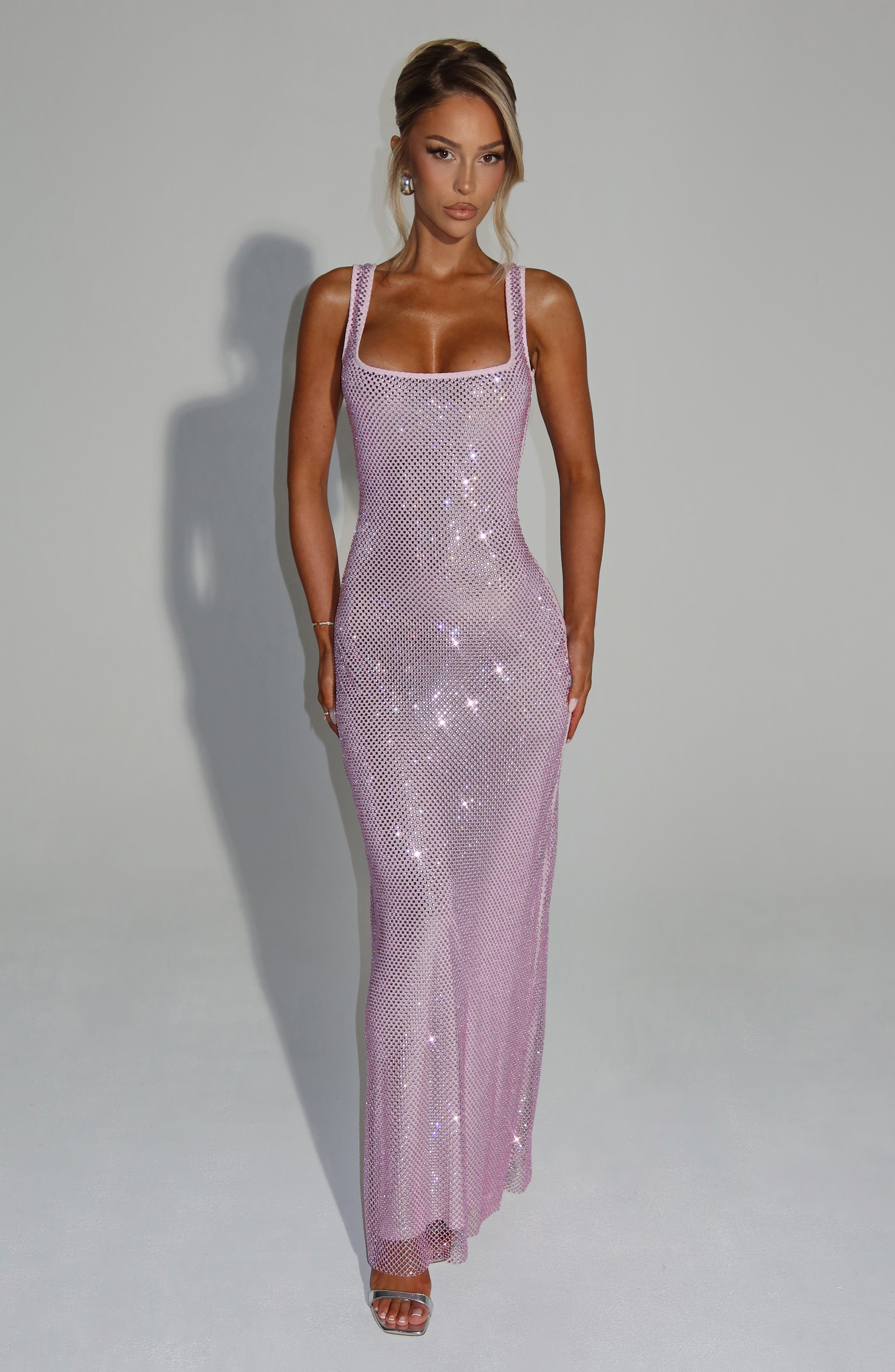 Petra Maxi Pembe Elbise