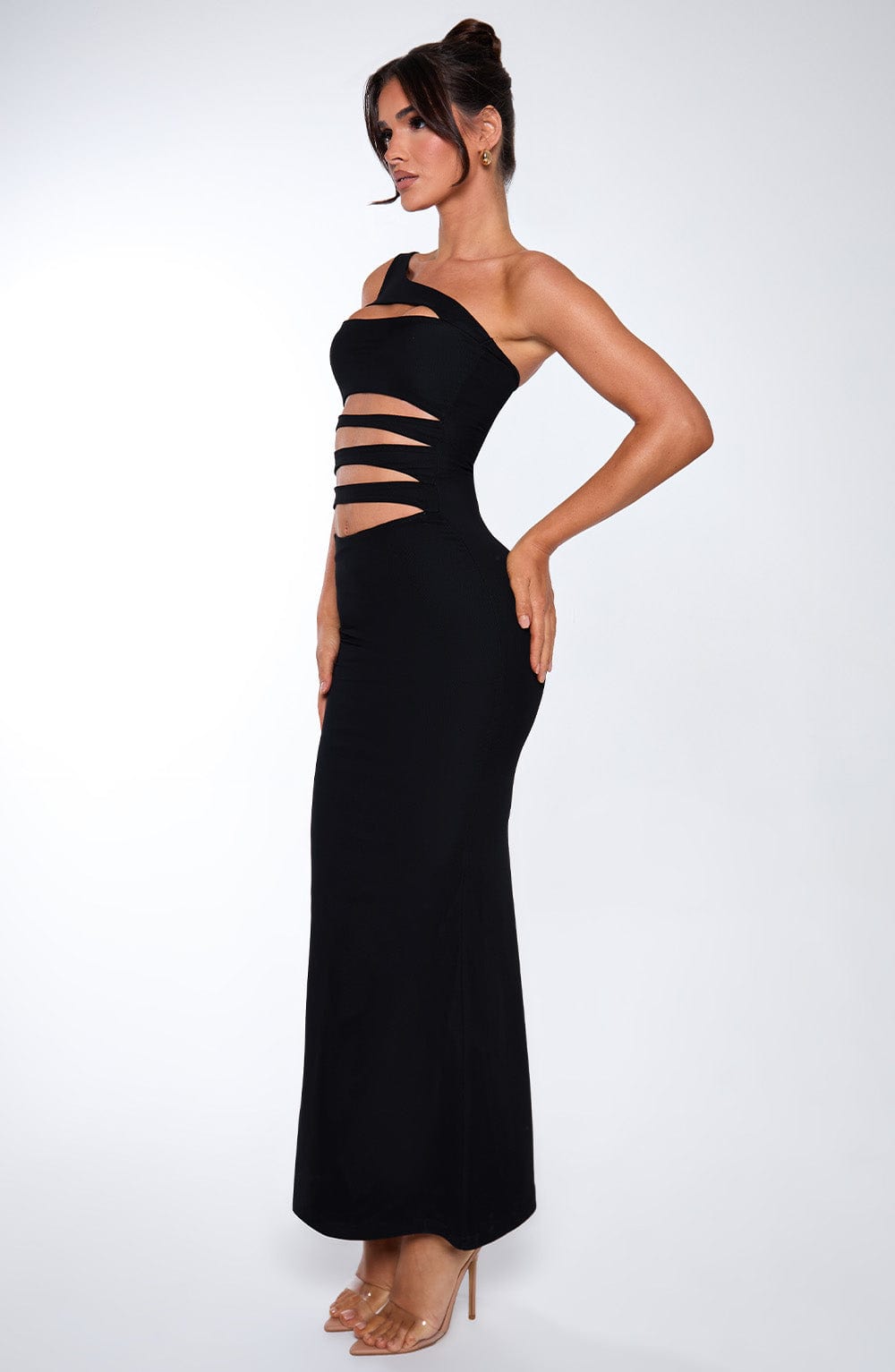 Phoenix Maxi Siyah Elbise