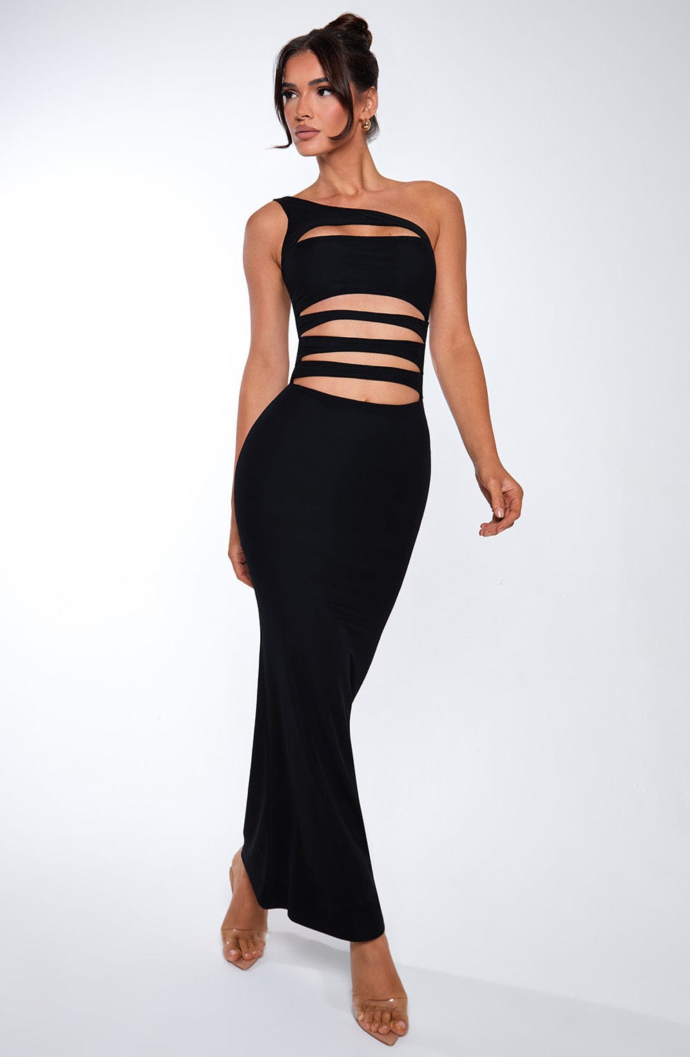 Phoenix Maxi Siyah Elbise