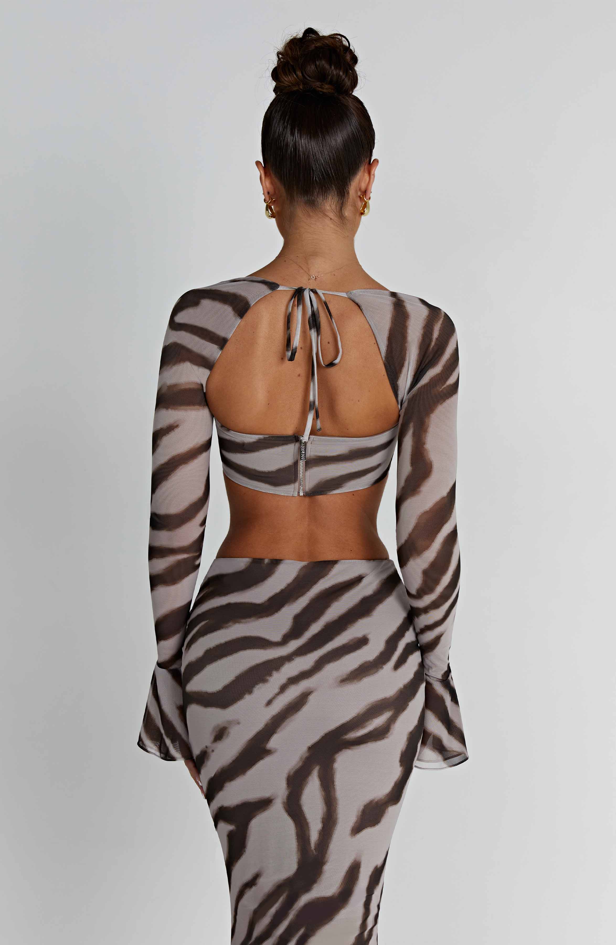 Priscilla Zebra Desenli Üst