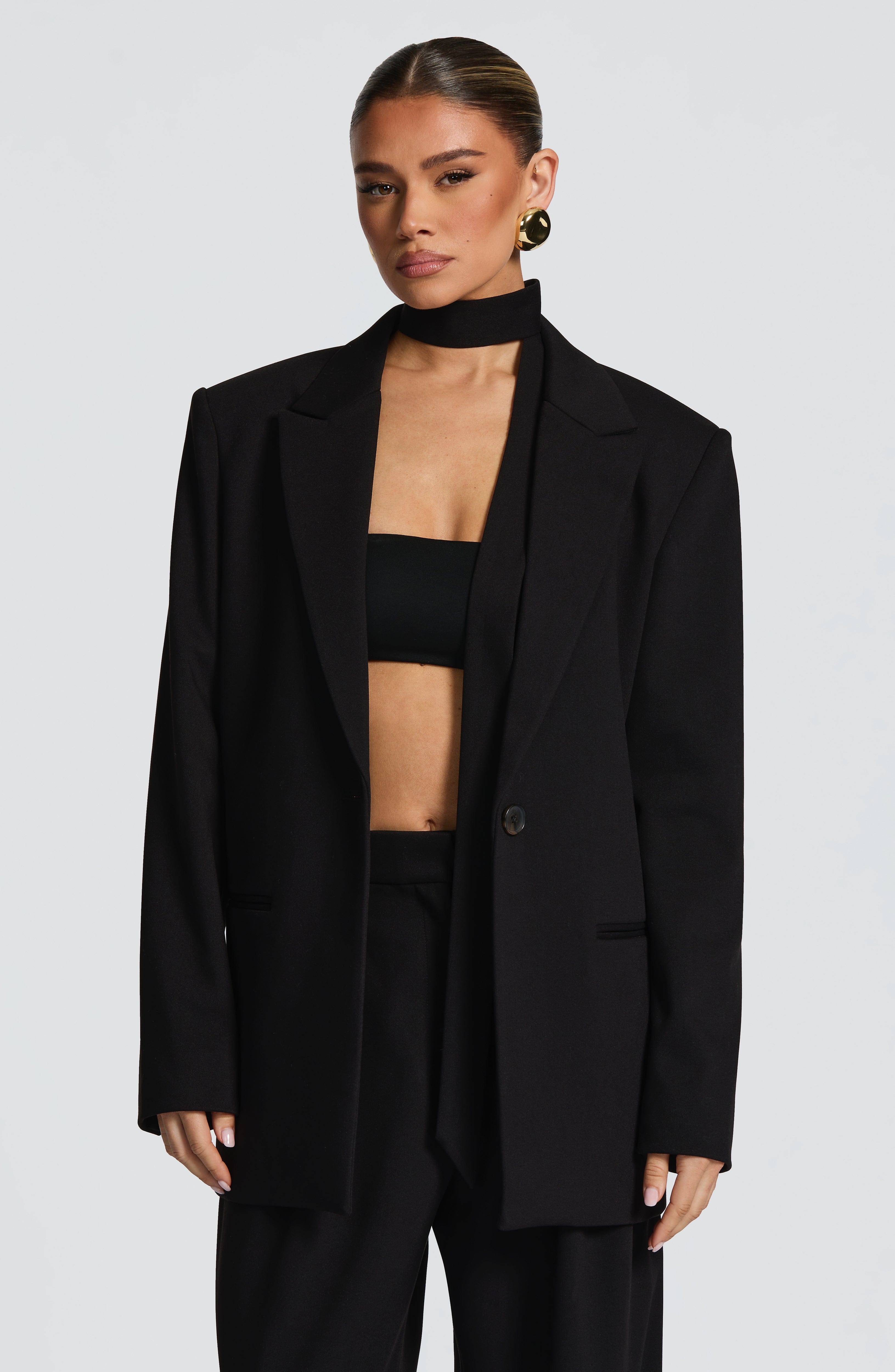 Reece Siyah Blazer Ceket