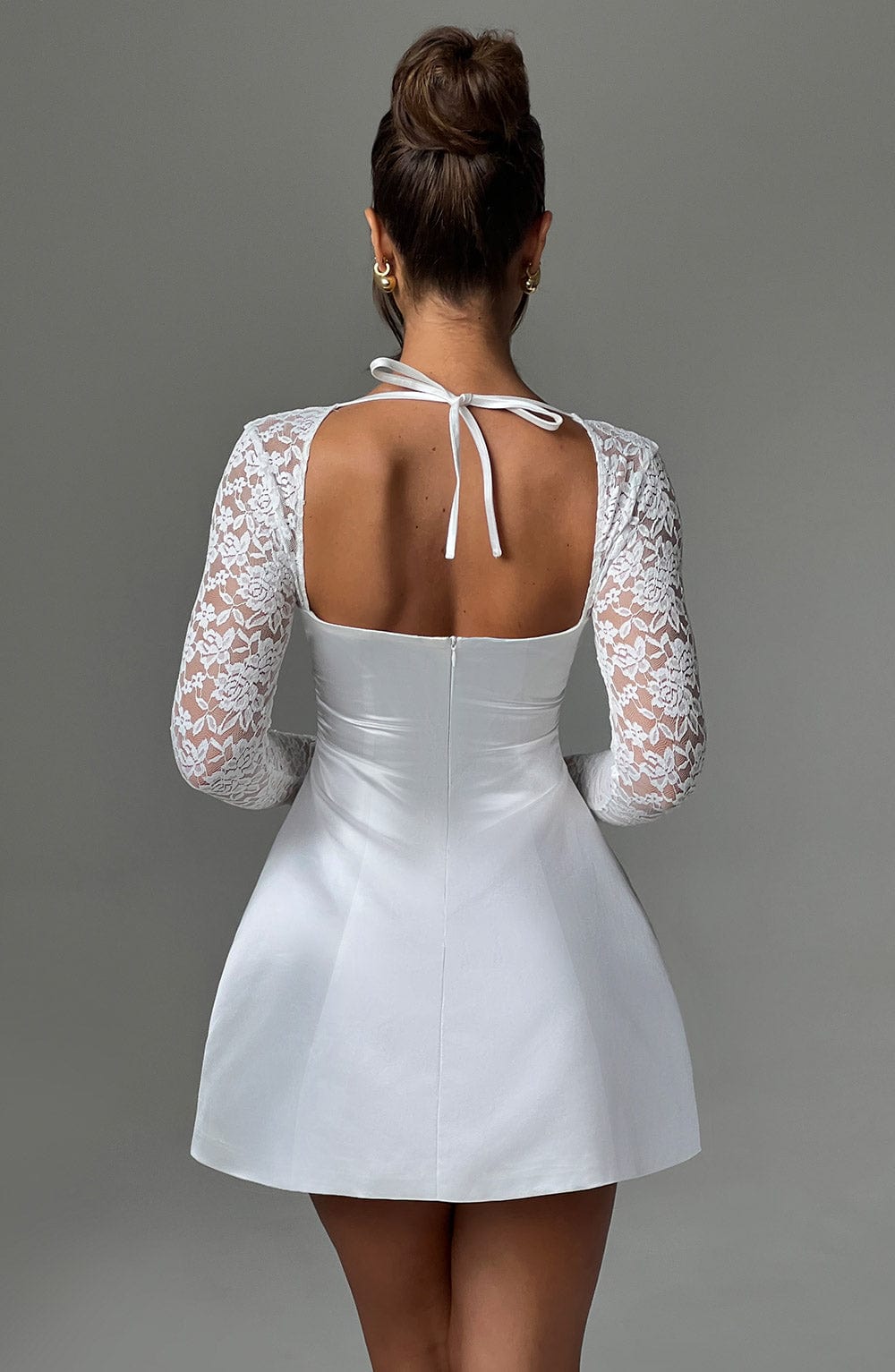 Sadie Mini Krem Elbise