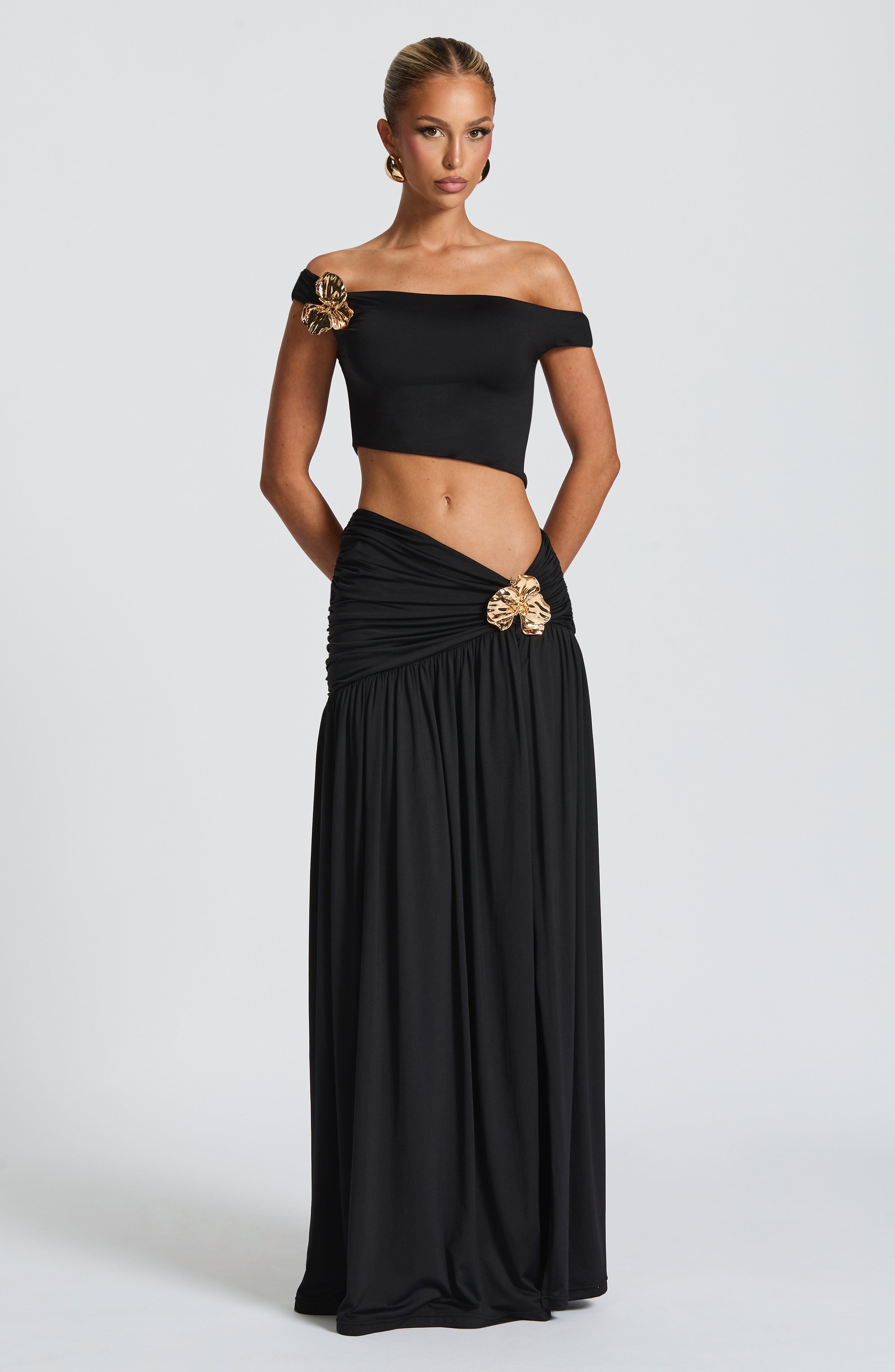Saira Siyah Maxi Etek