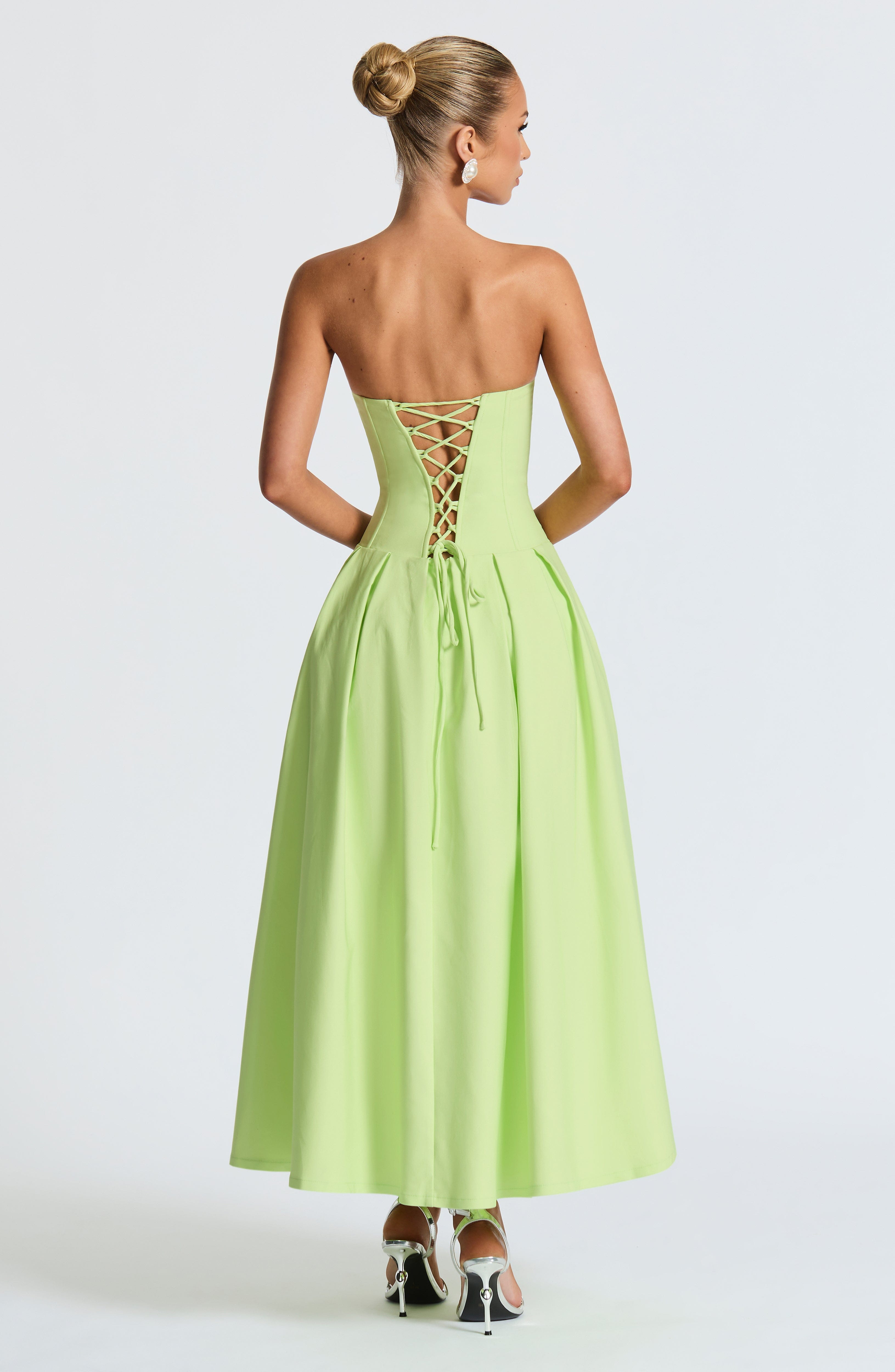 Yazlık Limon Midi Elbise
