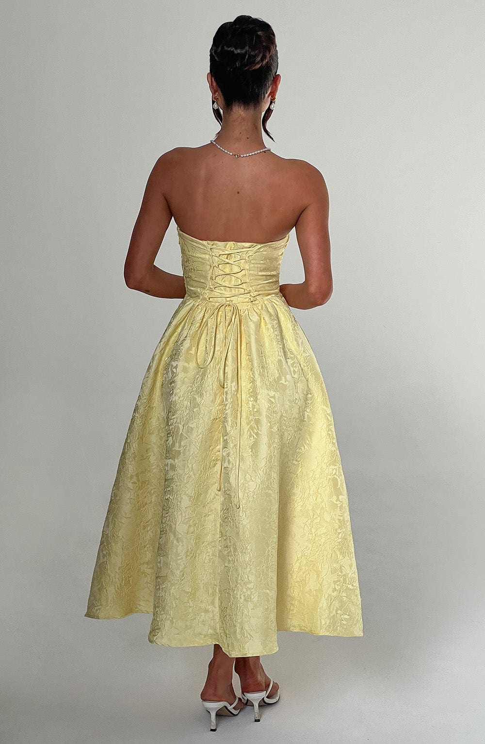 Saoirse Limon Midi Elbise