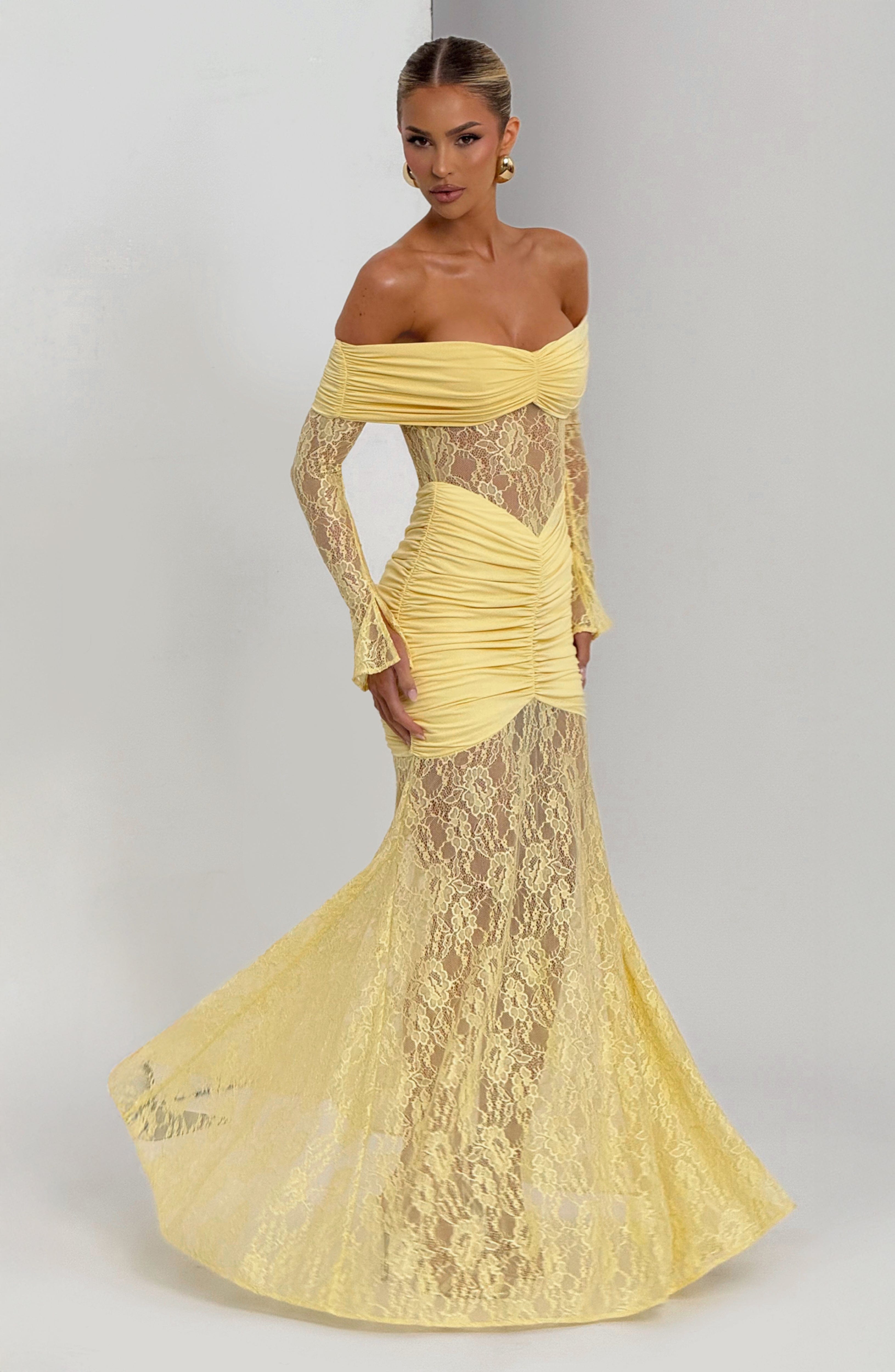 Sauline Limon Maxi Elbise