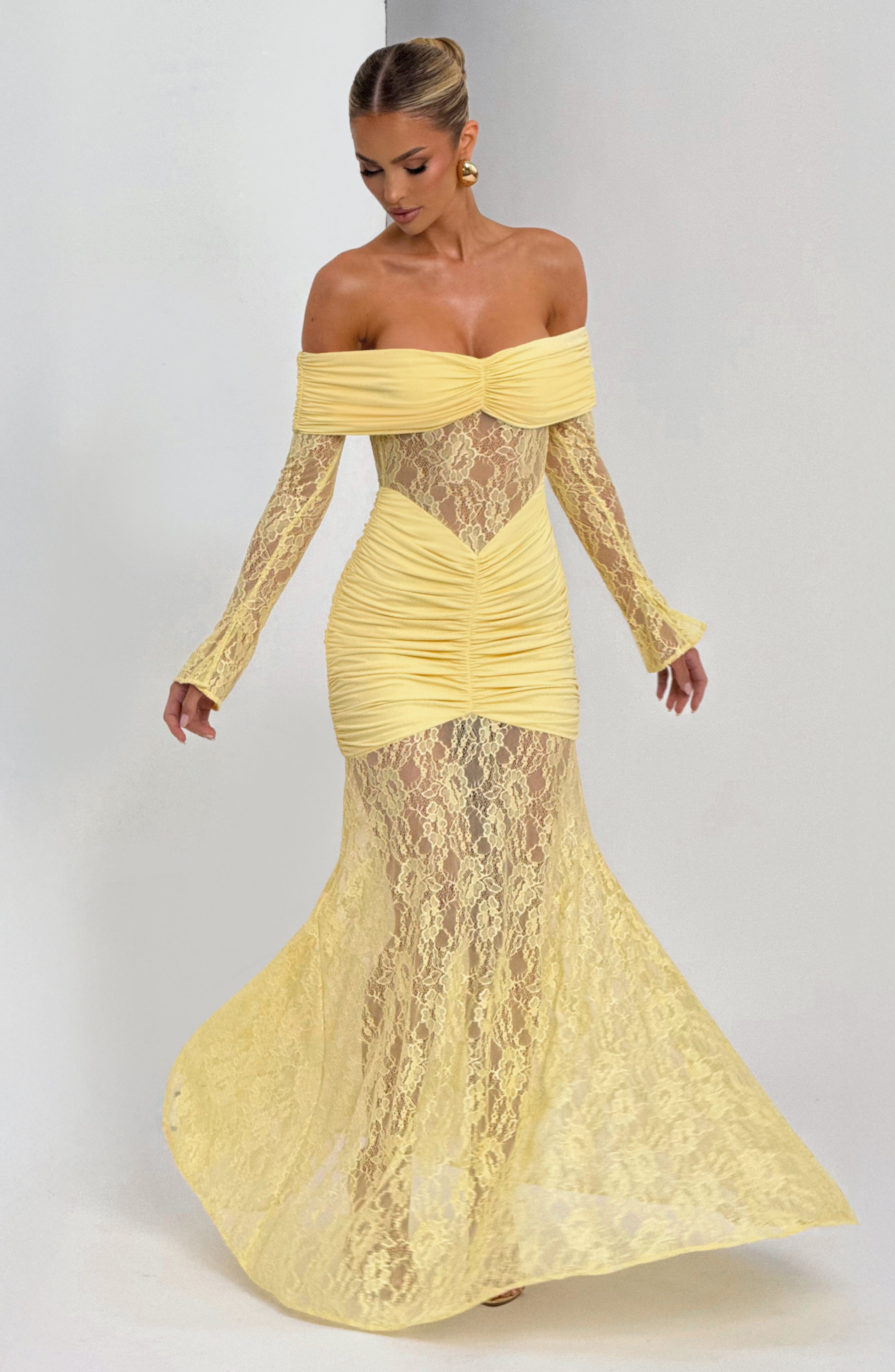 Sauline Limon Maxi Elbise