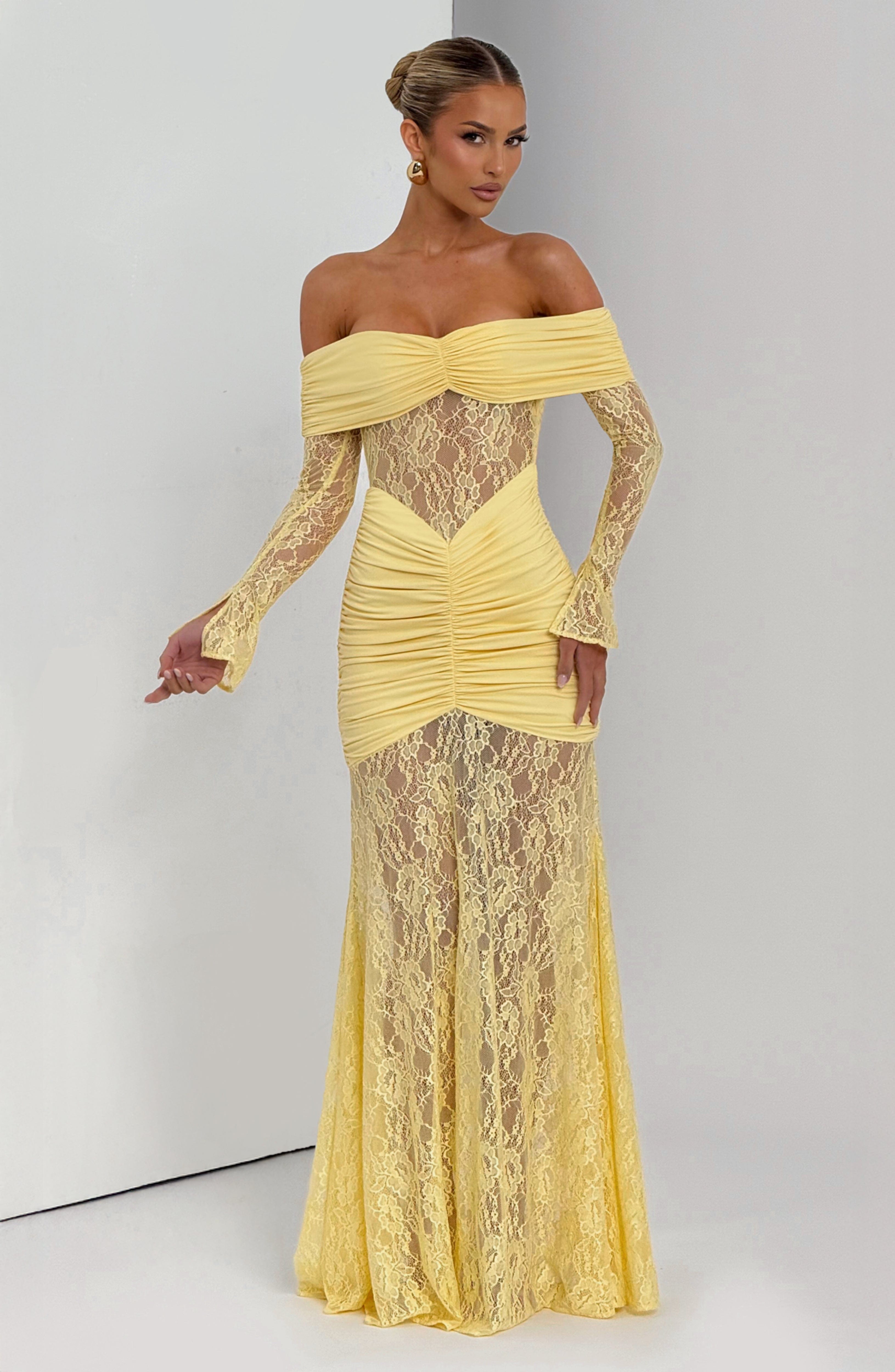 Sauline Limon Maxi Elbise
