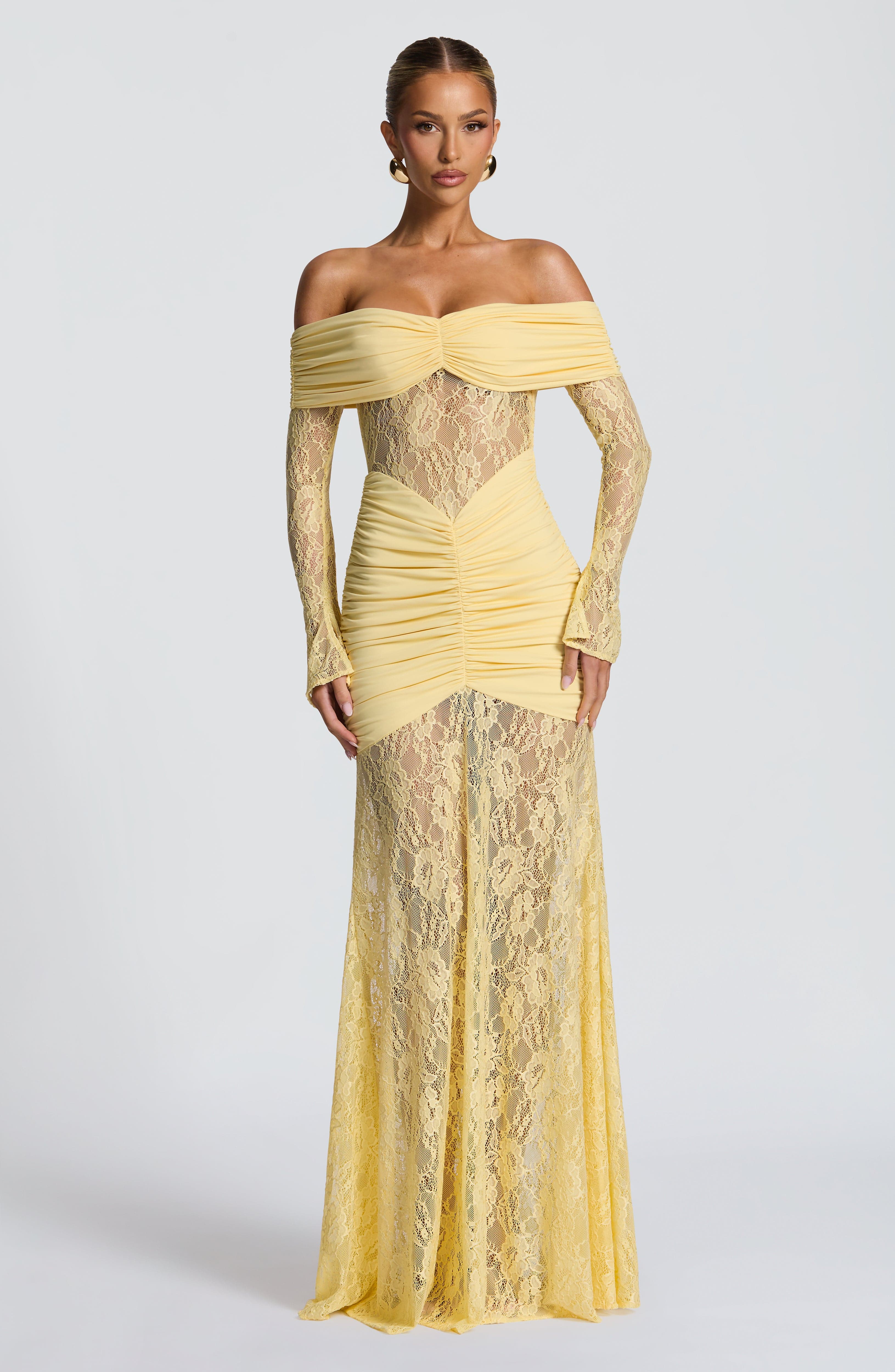 Sauline Limon Maxi Elbise