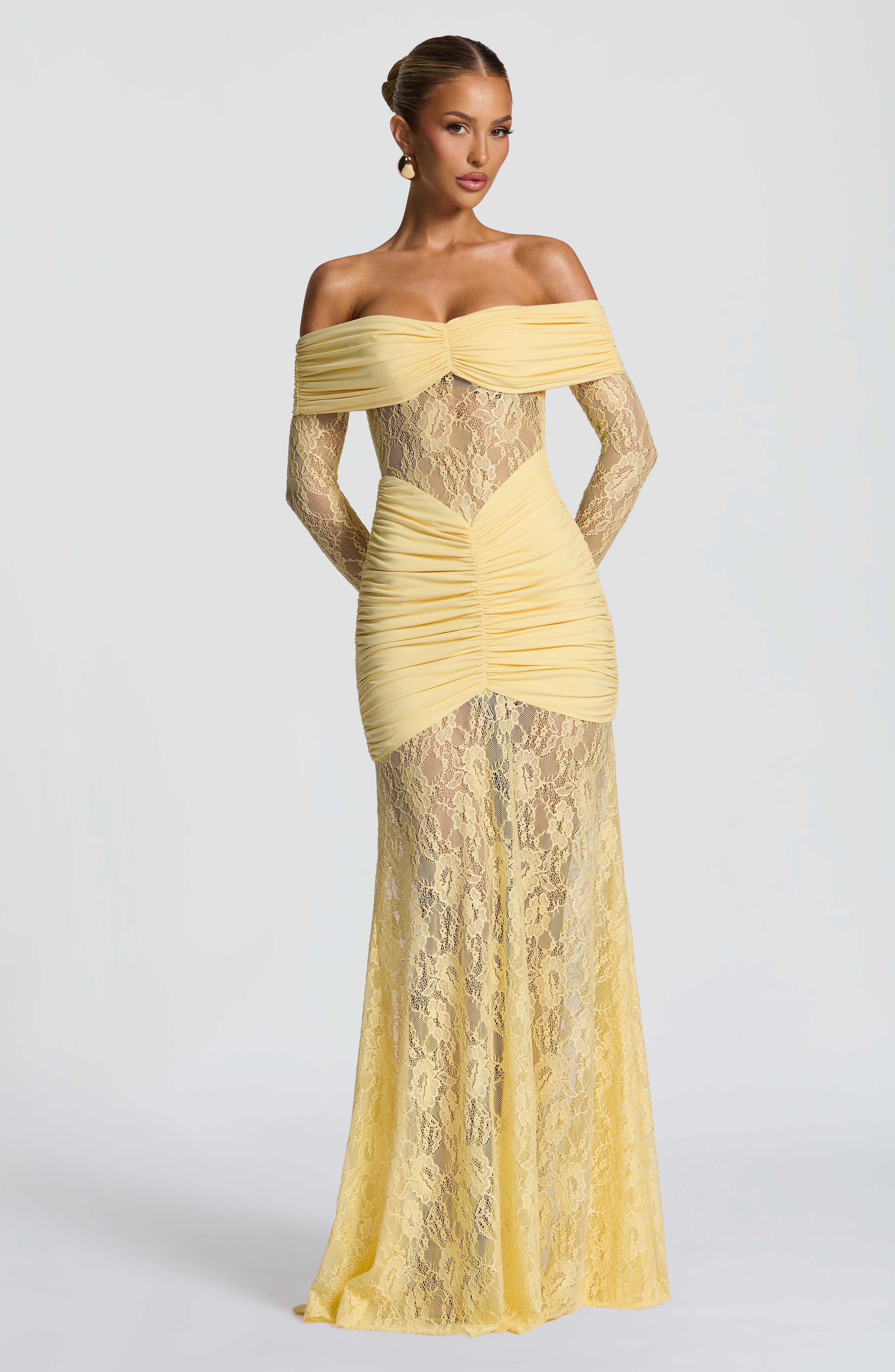 Sauline Limon Maxi Elbise