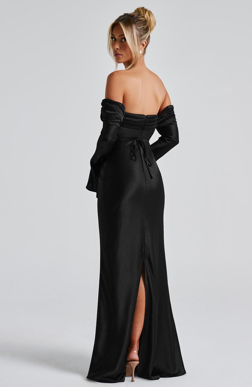 Selene Siyah Maxi Elbise