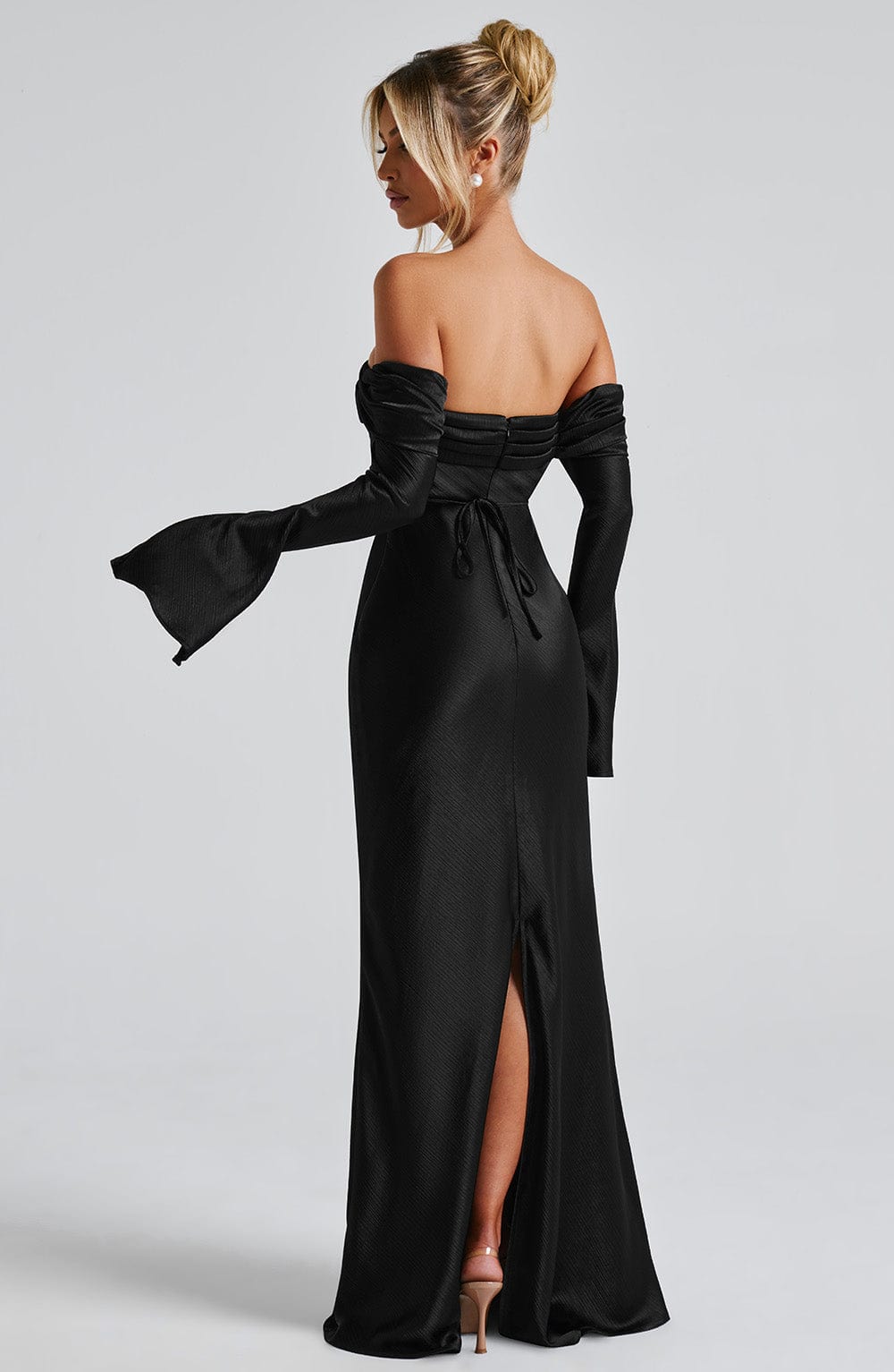 Selene Siyah Maxi Elbise