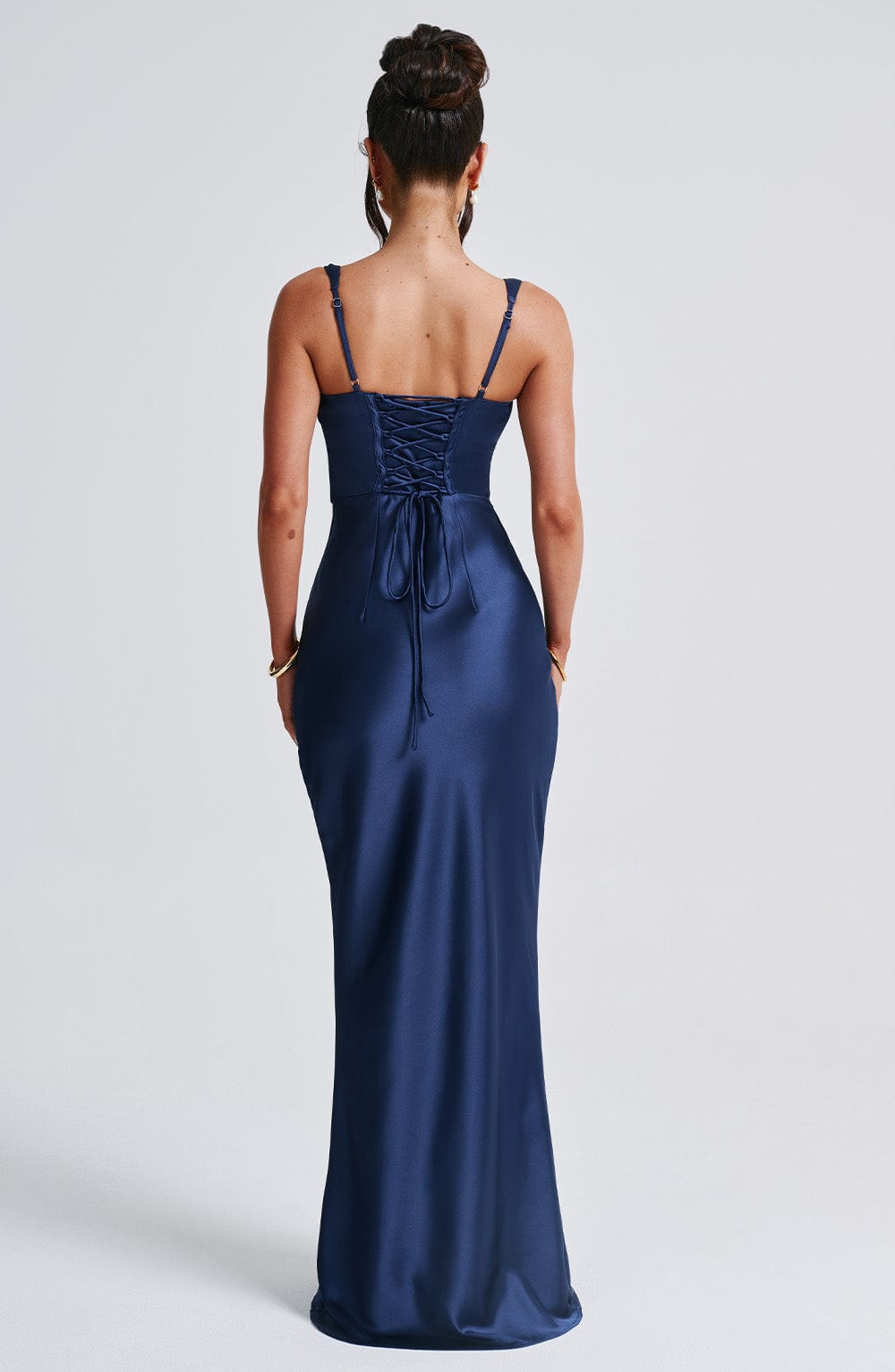 Lacivert Shae Maxi Elbise