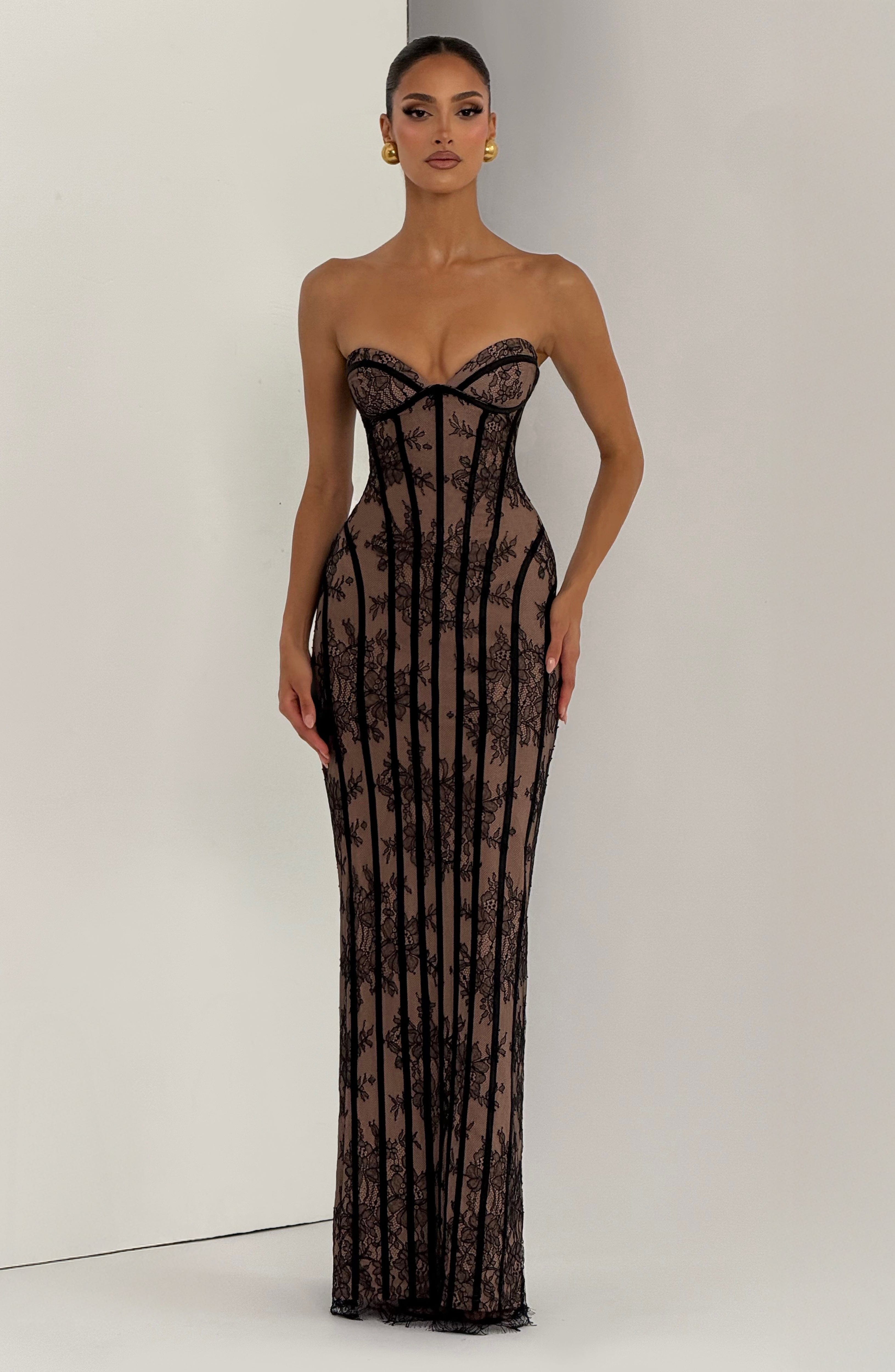 Siyah Sian Maxi Elbise